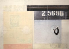 mixed media, "2.5696" (Collage, Abstraction, Color Field)