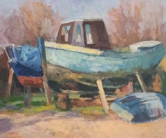 Gordon Lillford (1918-1992) - 20th Century Oil, A Boat