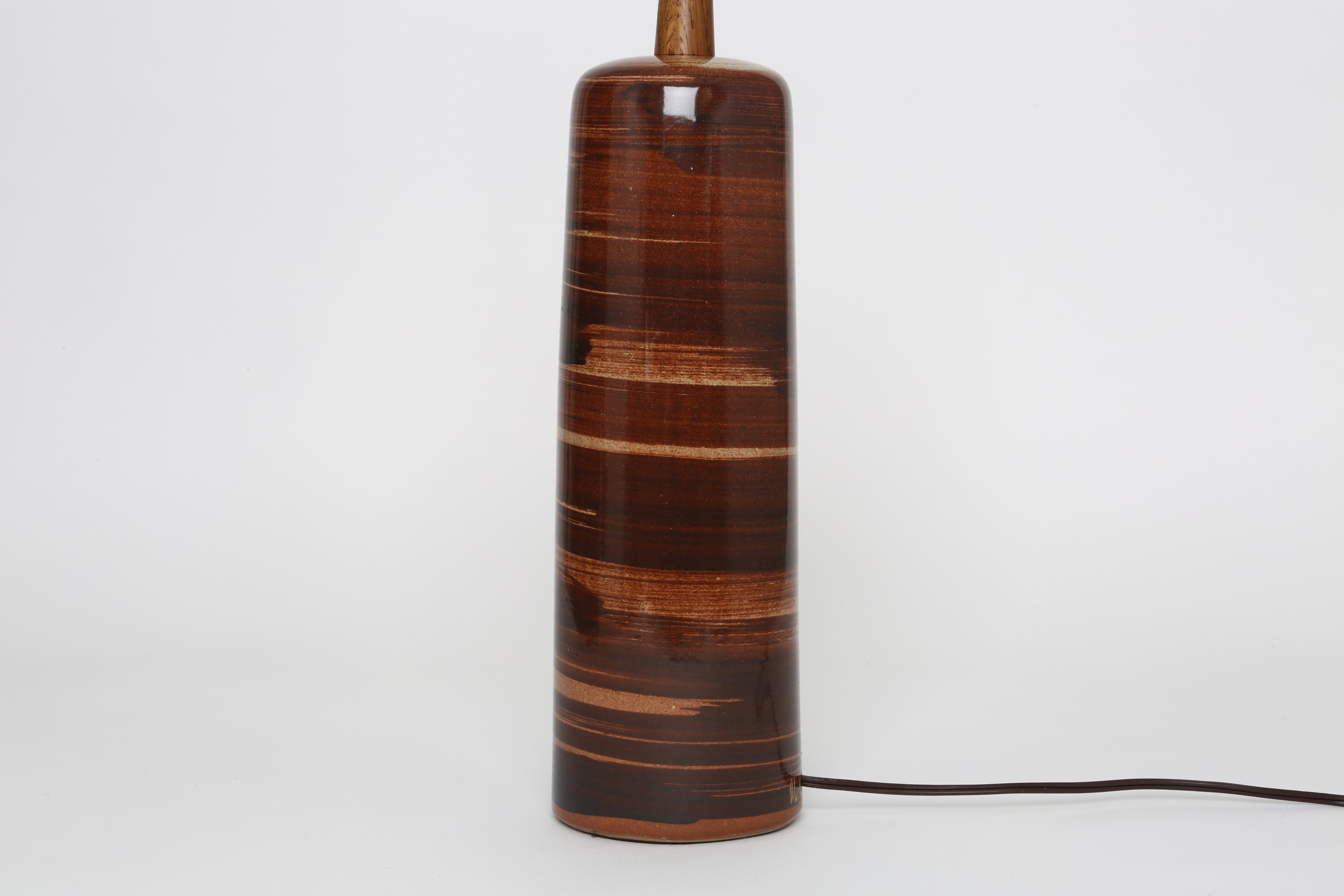 Gordon Martz Ceramic Table Lamp for Marshall Studios For Sale 1