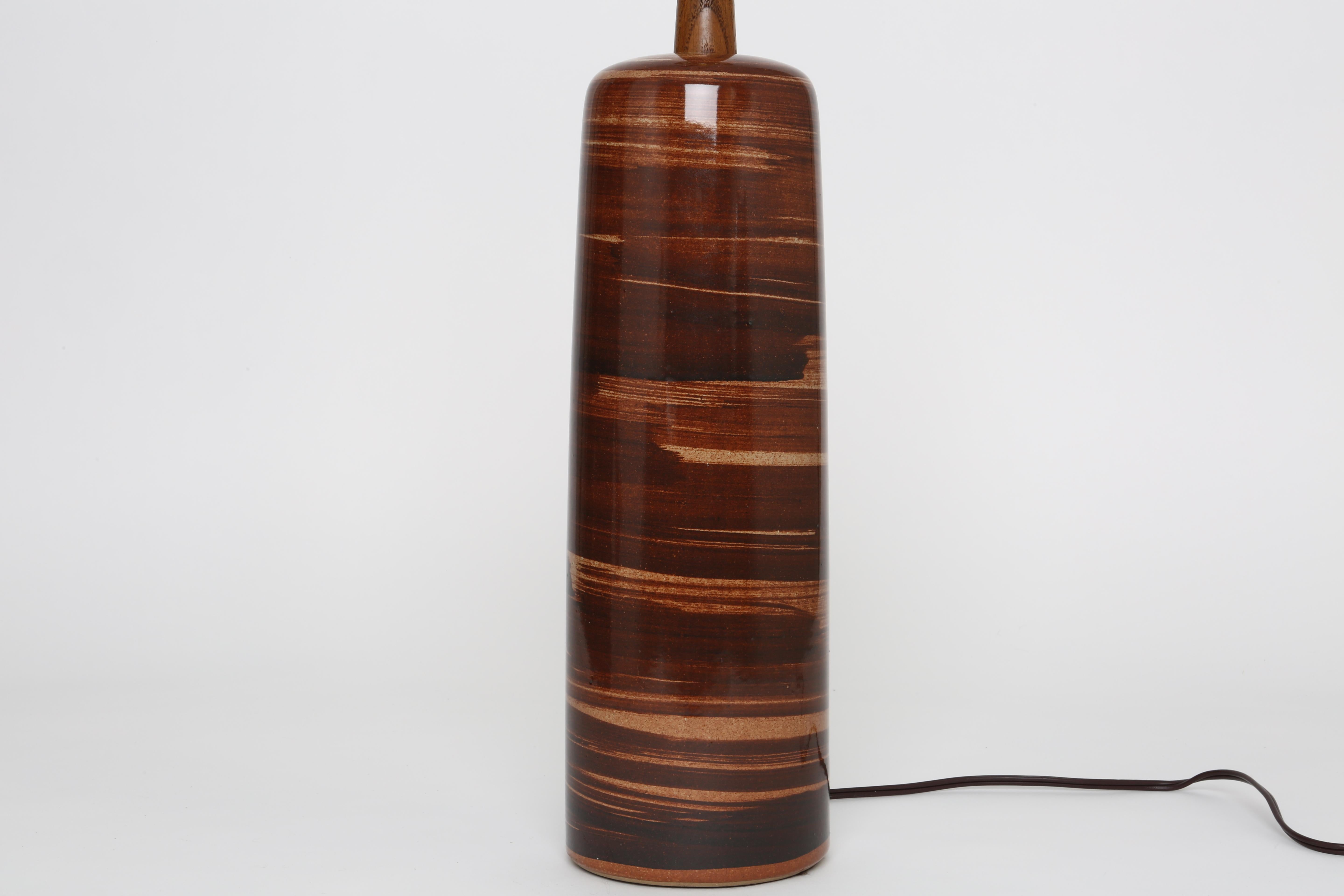 Gordon Martz Ceramic Table Lamp for Marshall Studios For Sale 2