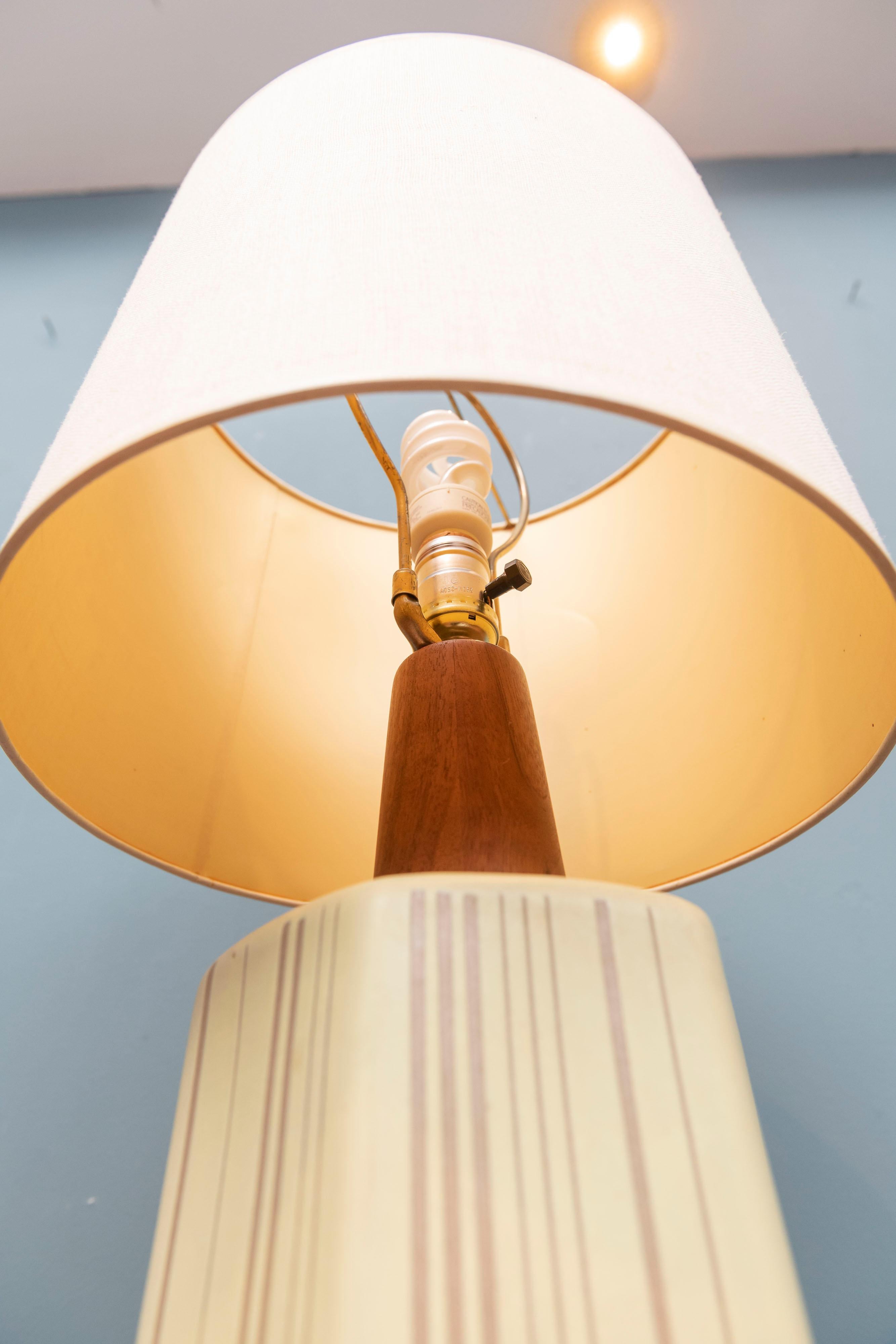 American Gordon Martz Ceramic Table Lamp For Sale