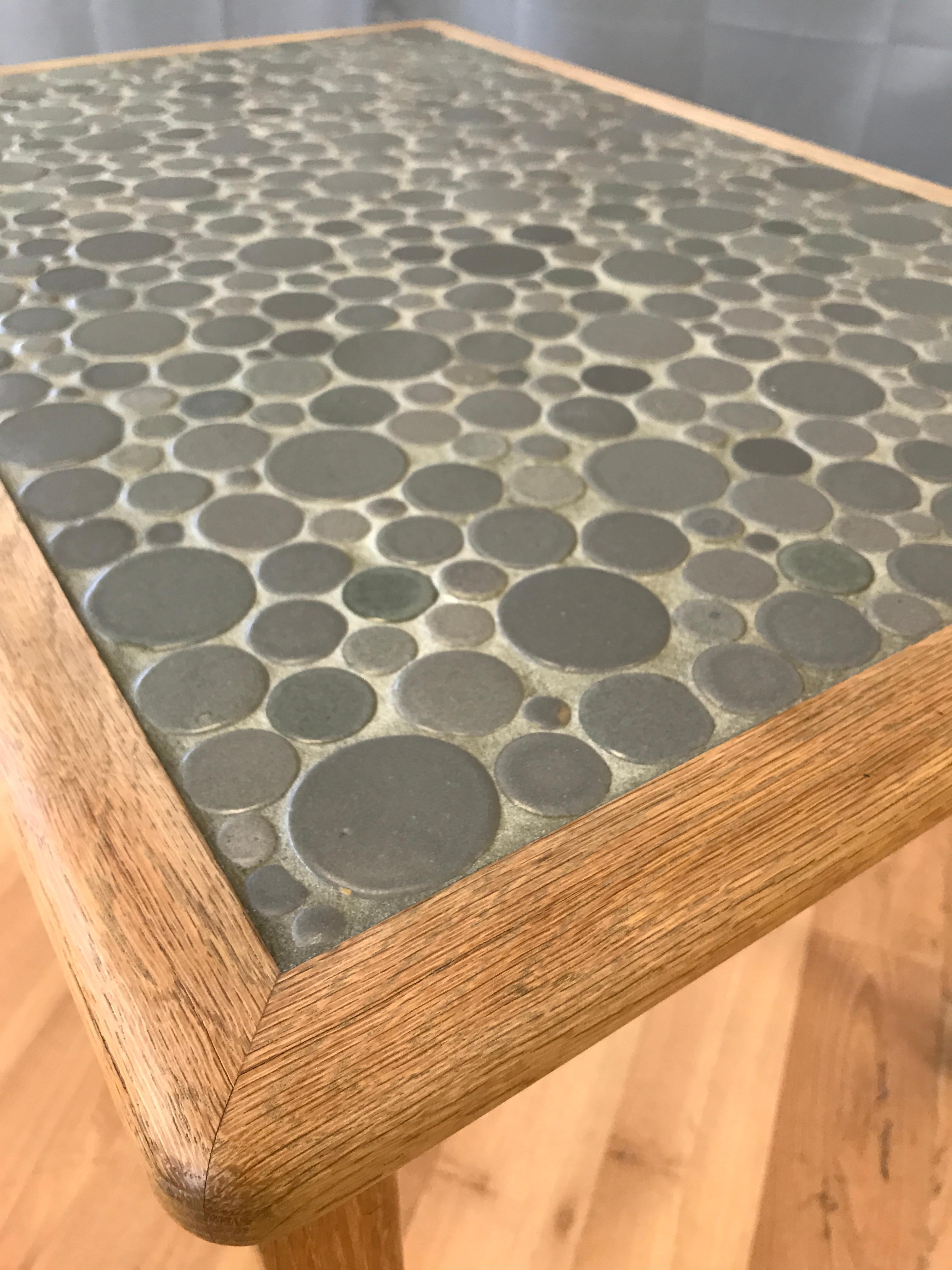 Gordon Martz Ceramic Tile Top Side Table for Marshall Studios 4