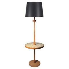 Gordon Martz Floor Lamp w Mosaic Ceramic Tile Table