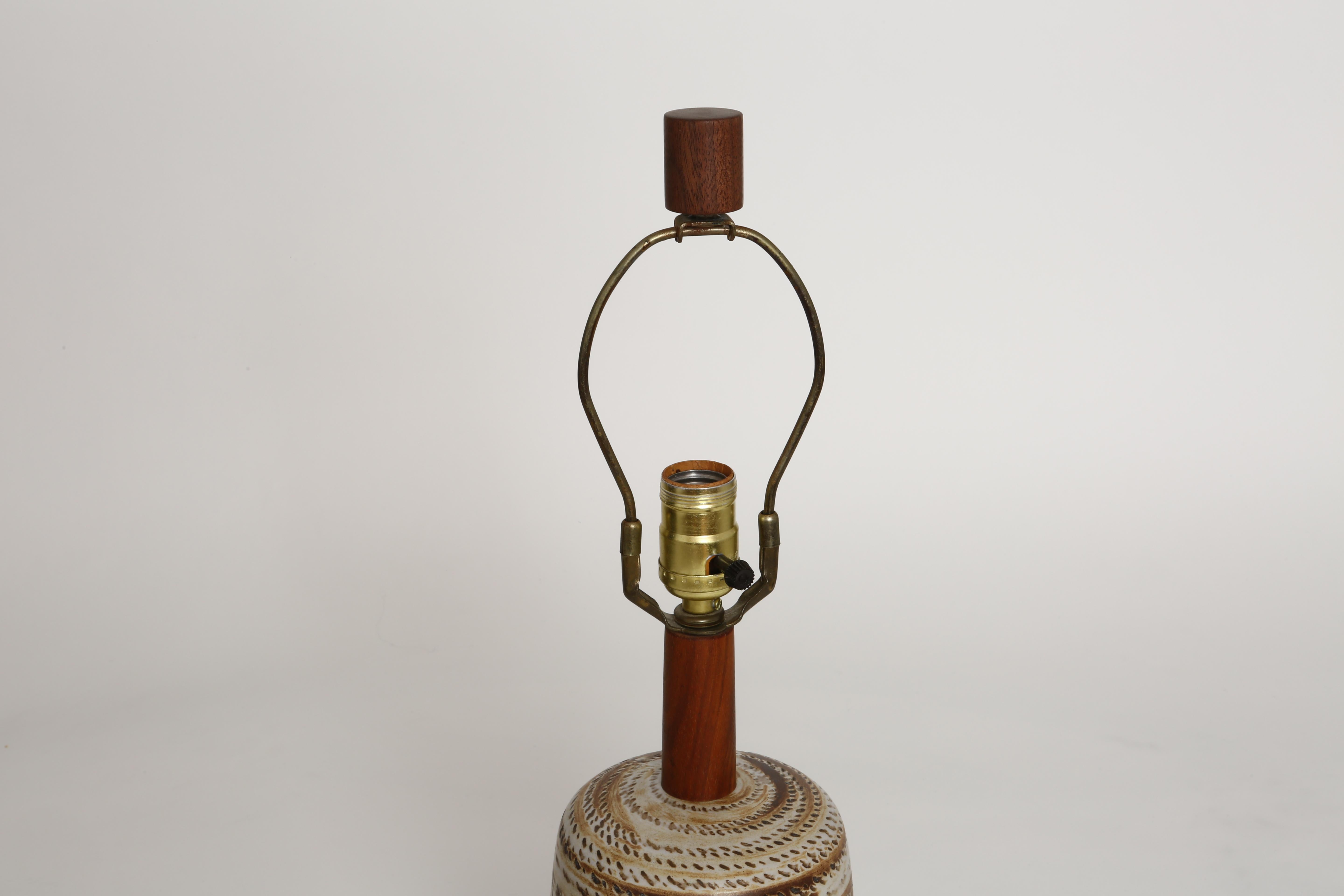 Mid-20th Century Gordon Martz for Marshall Studios Table Lamp