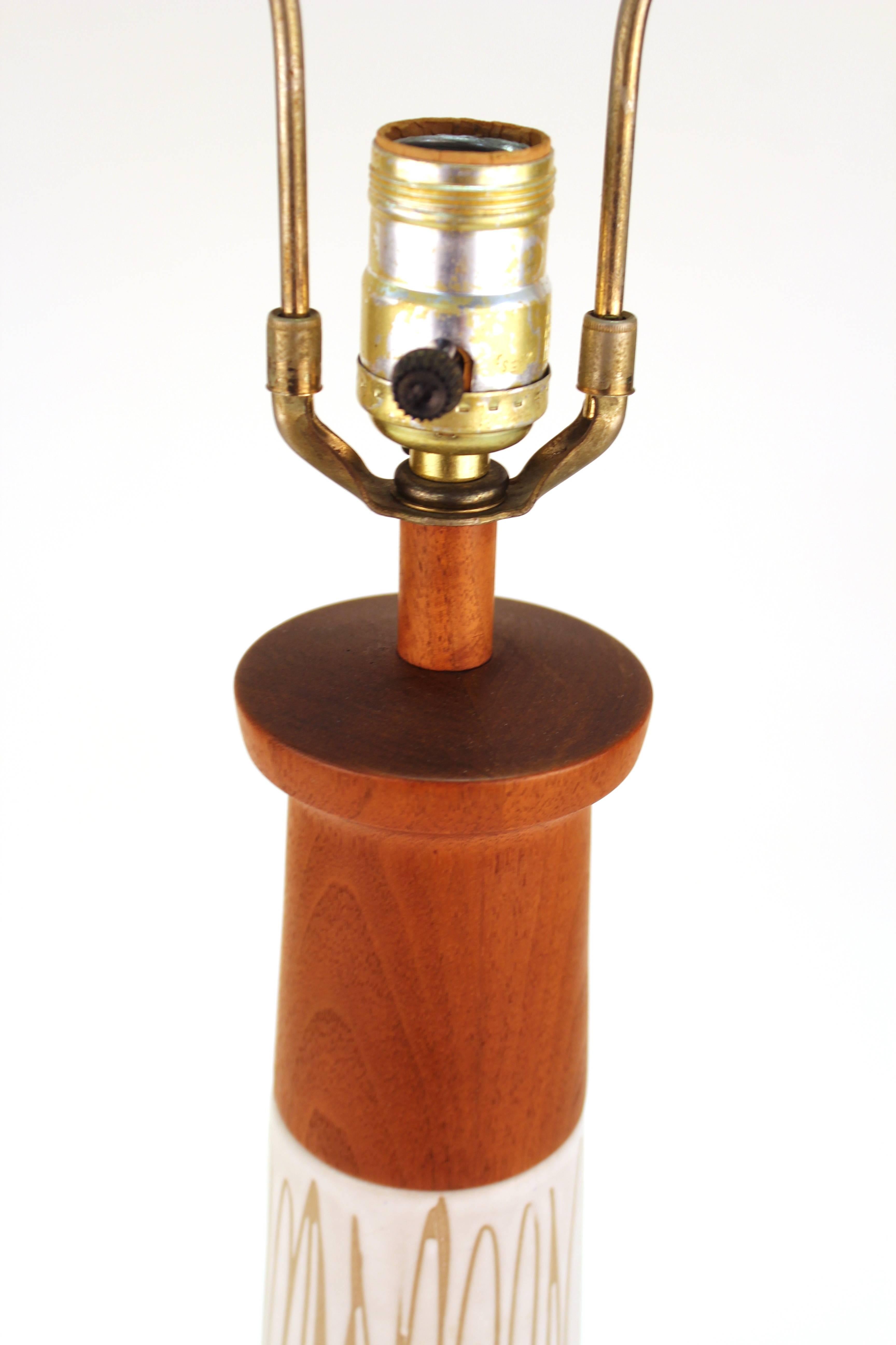 20th Century Gordon Martz Midcentury Ceramic Table Lamp