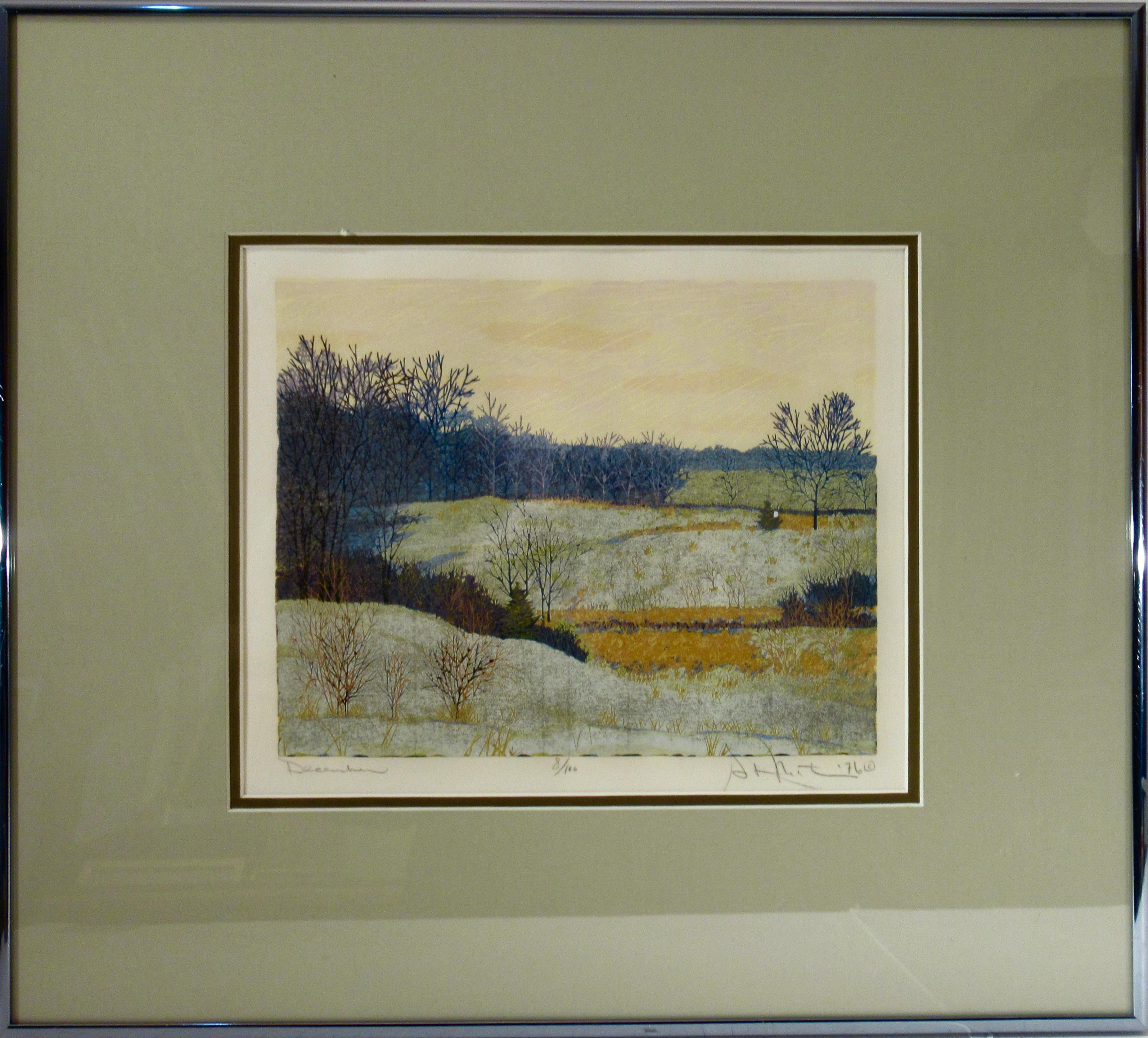 Gordon Mortensen Landscape Print - December