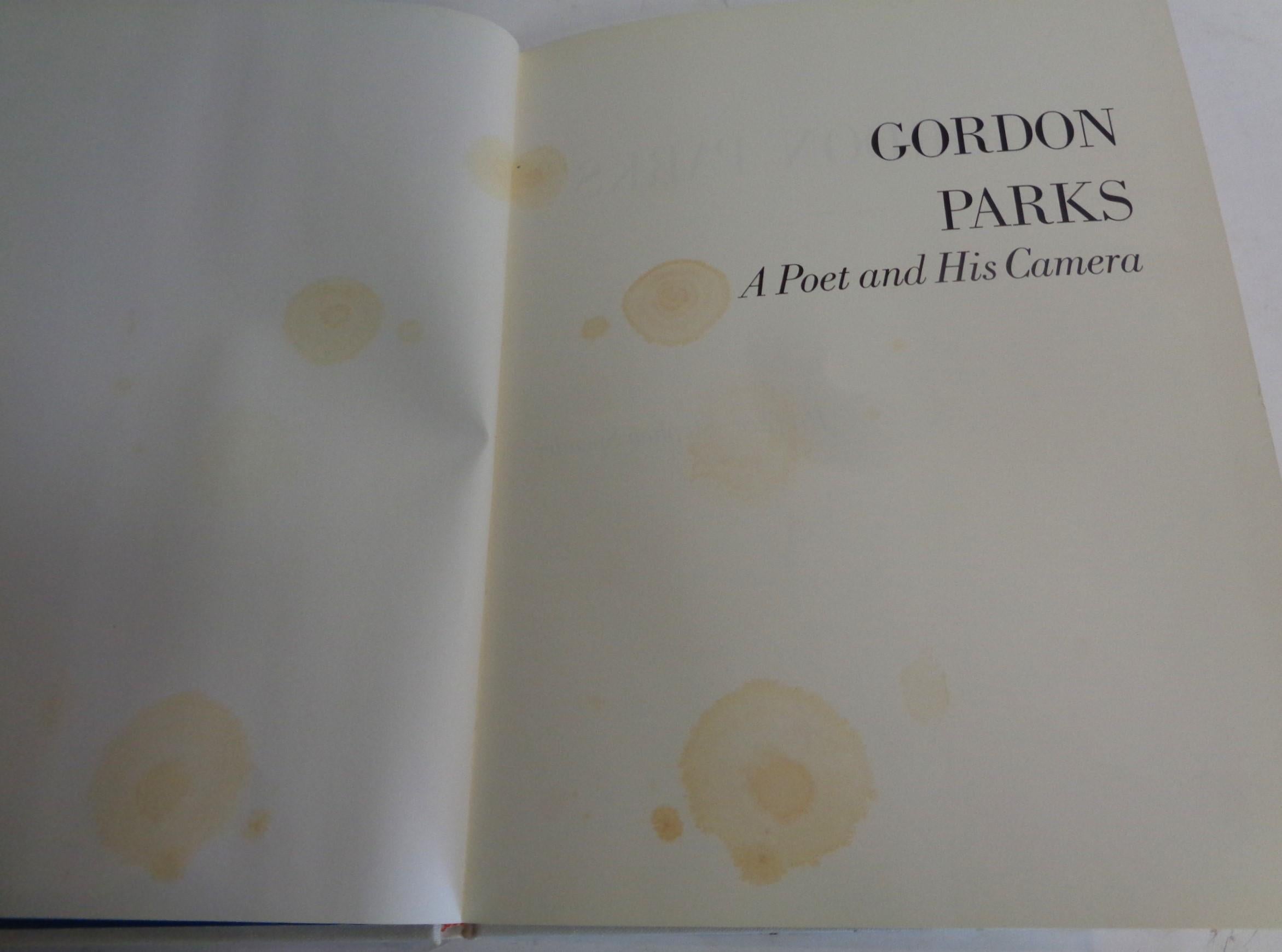 Mid-20th Century Gordon Parks - A Poet and His Camera - Gordon Parks - 1968 Viking - 1st Edition For Sale