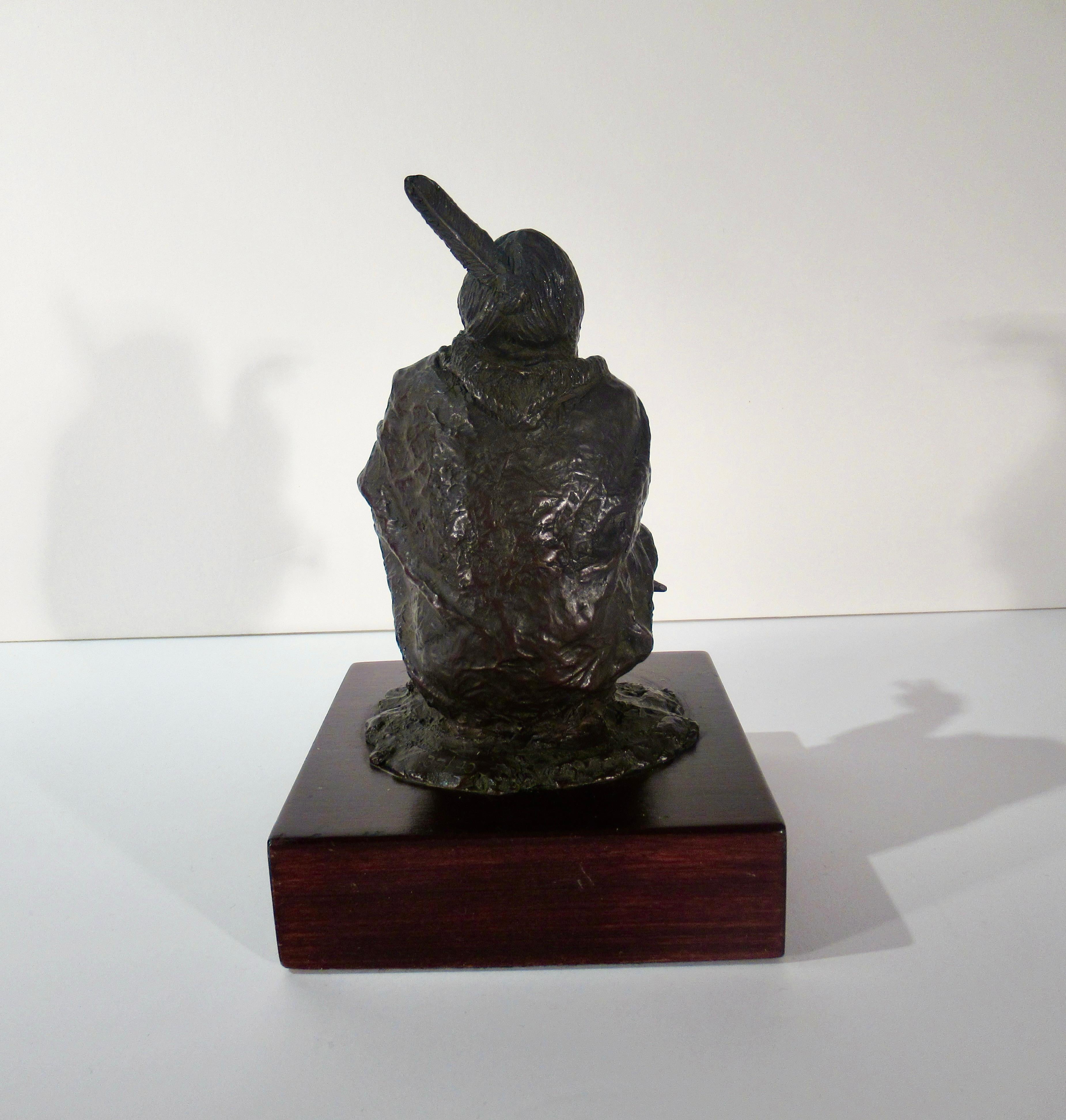 Speaks with Forked Tongue - American Realist Sculpture by Gordon Phillips