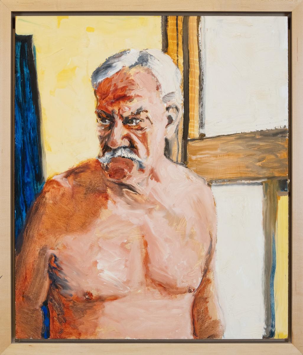 Gordon Rayner Portrait Painting - Self Portrait #3