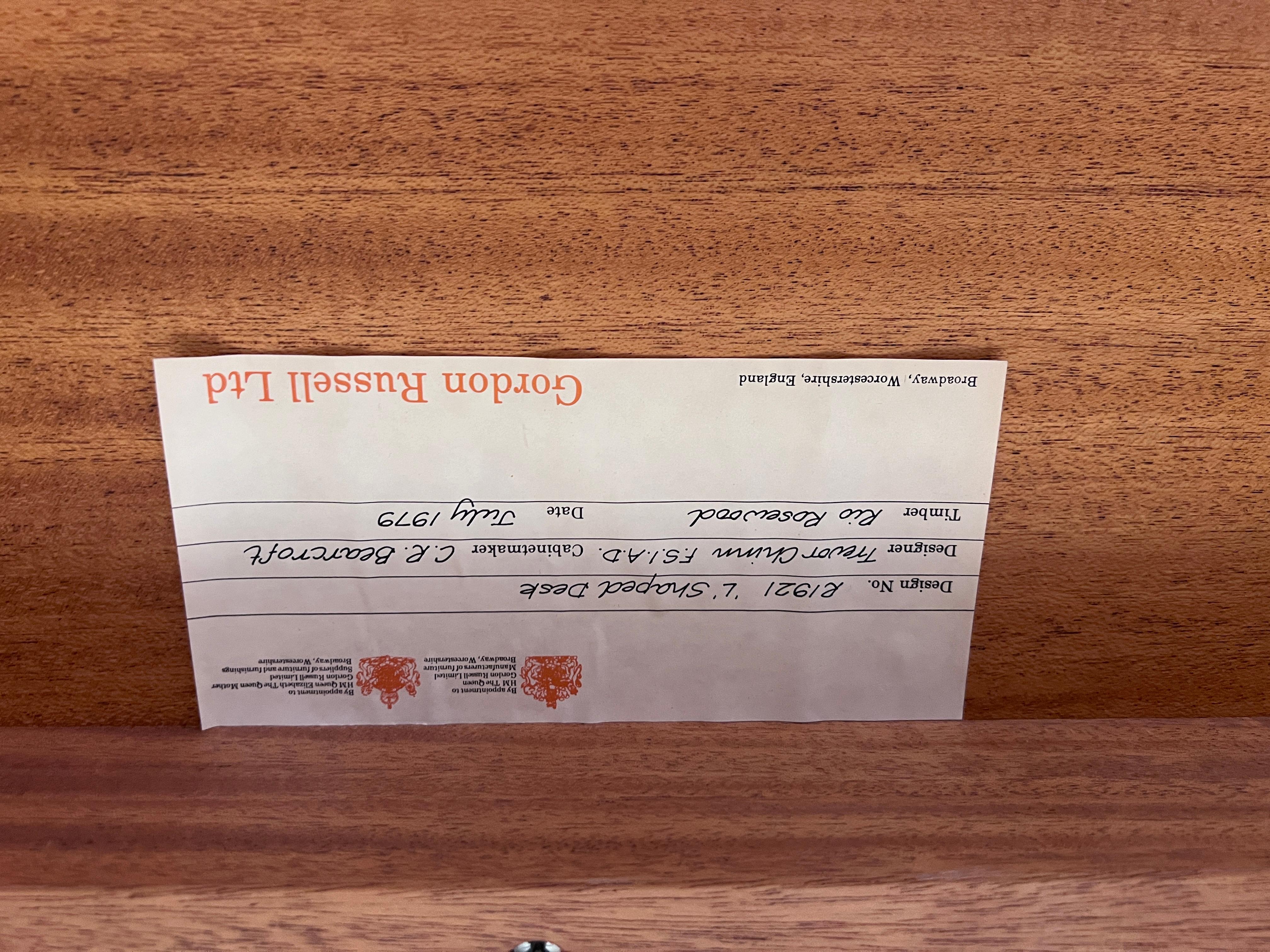 Gordon Russel Desk For Sale 18