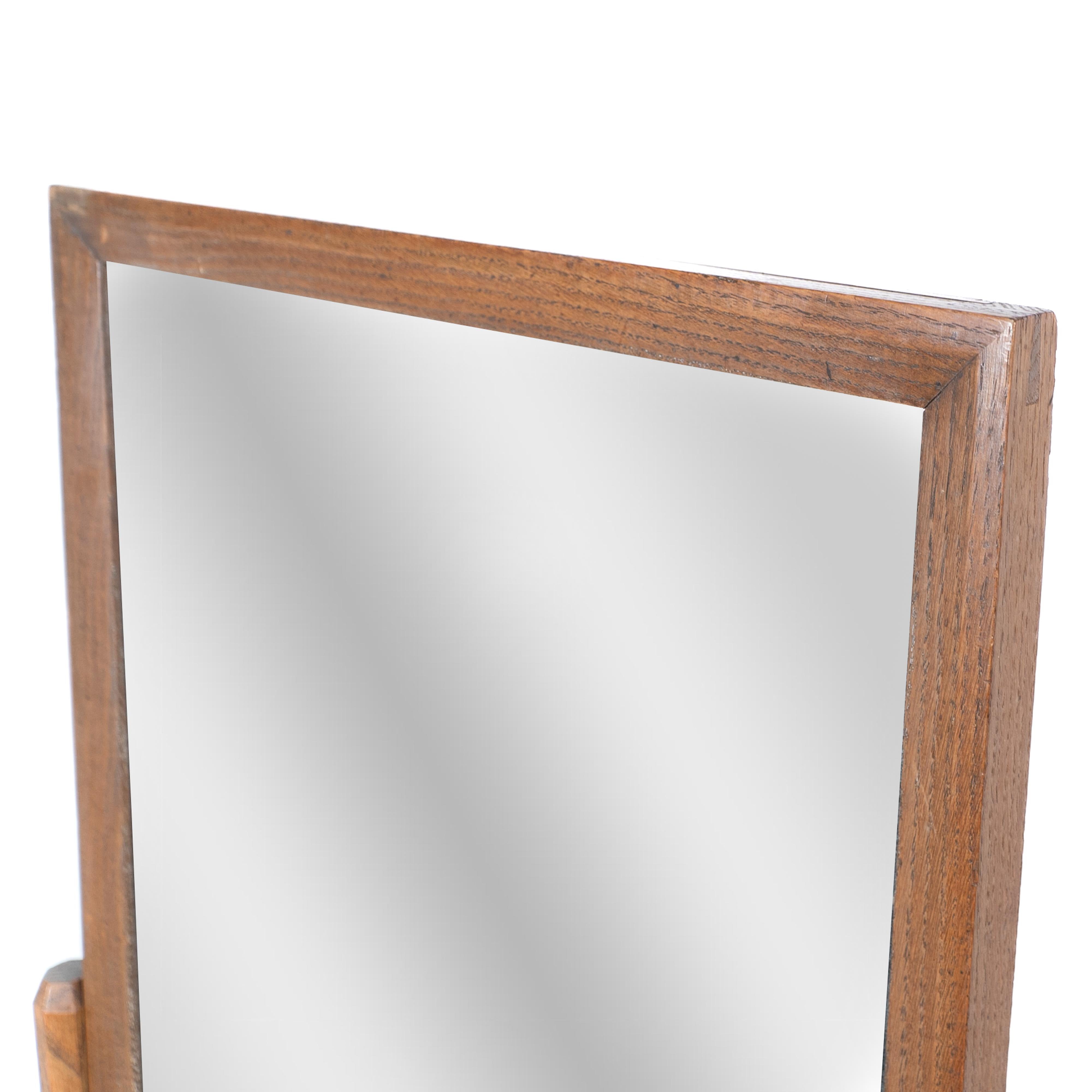 Metà XX secolo Gordon Russell. Specchio da camera a tutta lunghezza in legno di noce di Arts & Crafts in vendita