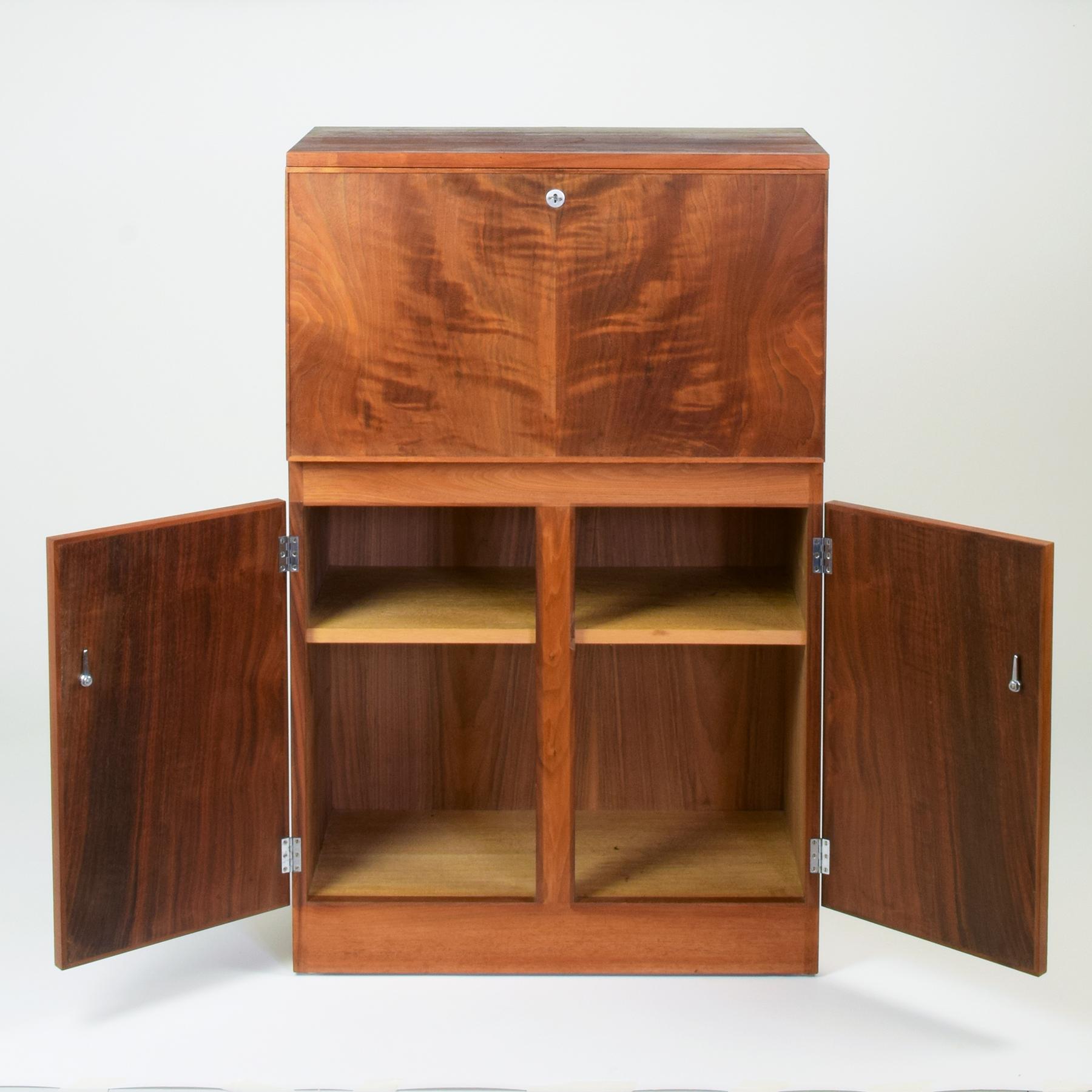 Mid-Century Modern Gordon Russell Bureau Desk, 1938, Stunning Original and Unique Piece For Sale