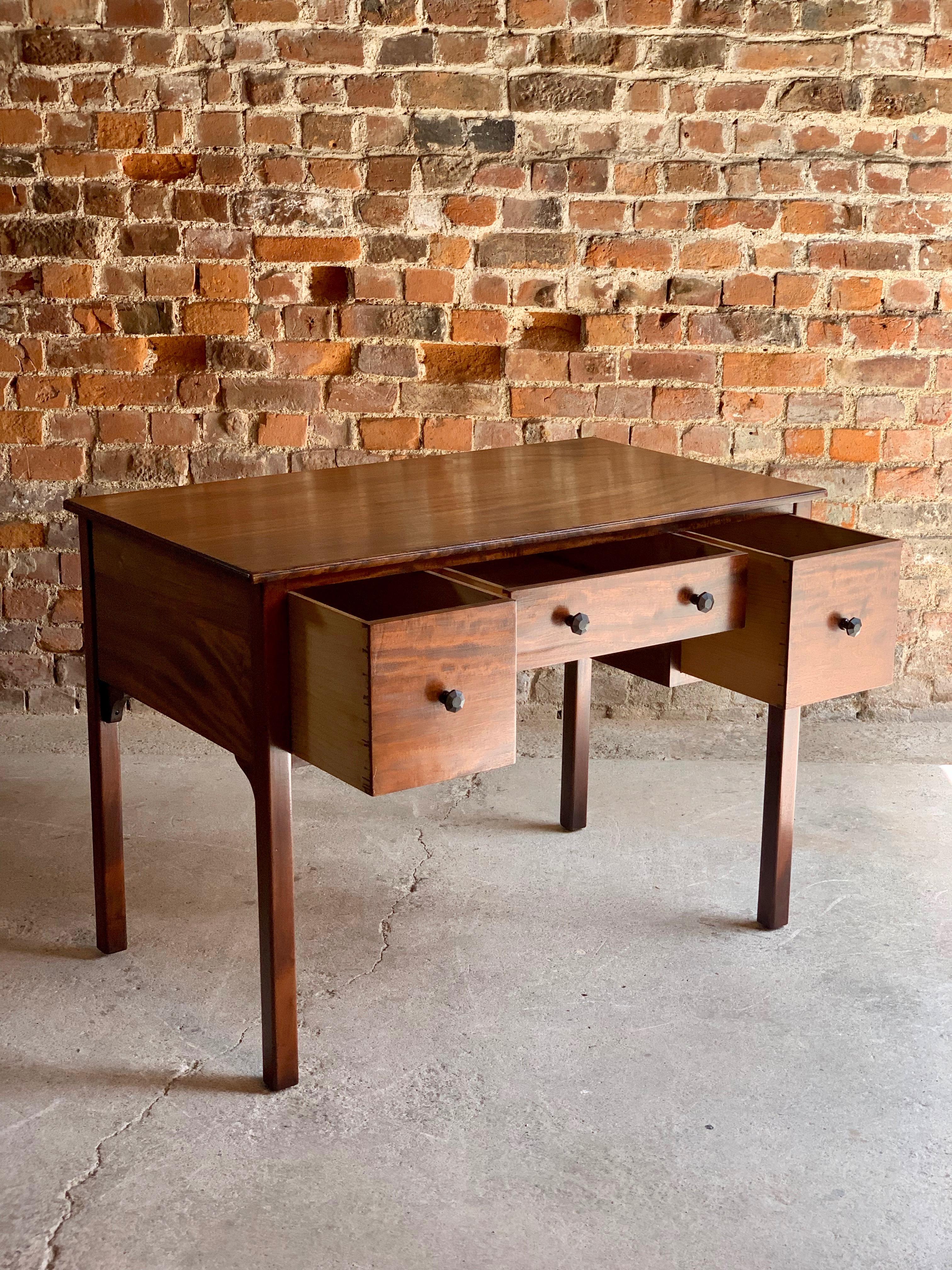 Early 20th Century Gordon Russell Cuban Mahogany Writing Desk 1929 Extremely Rare and Important