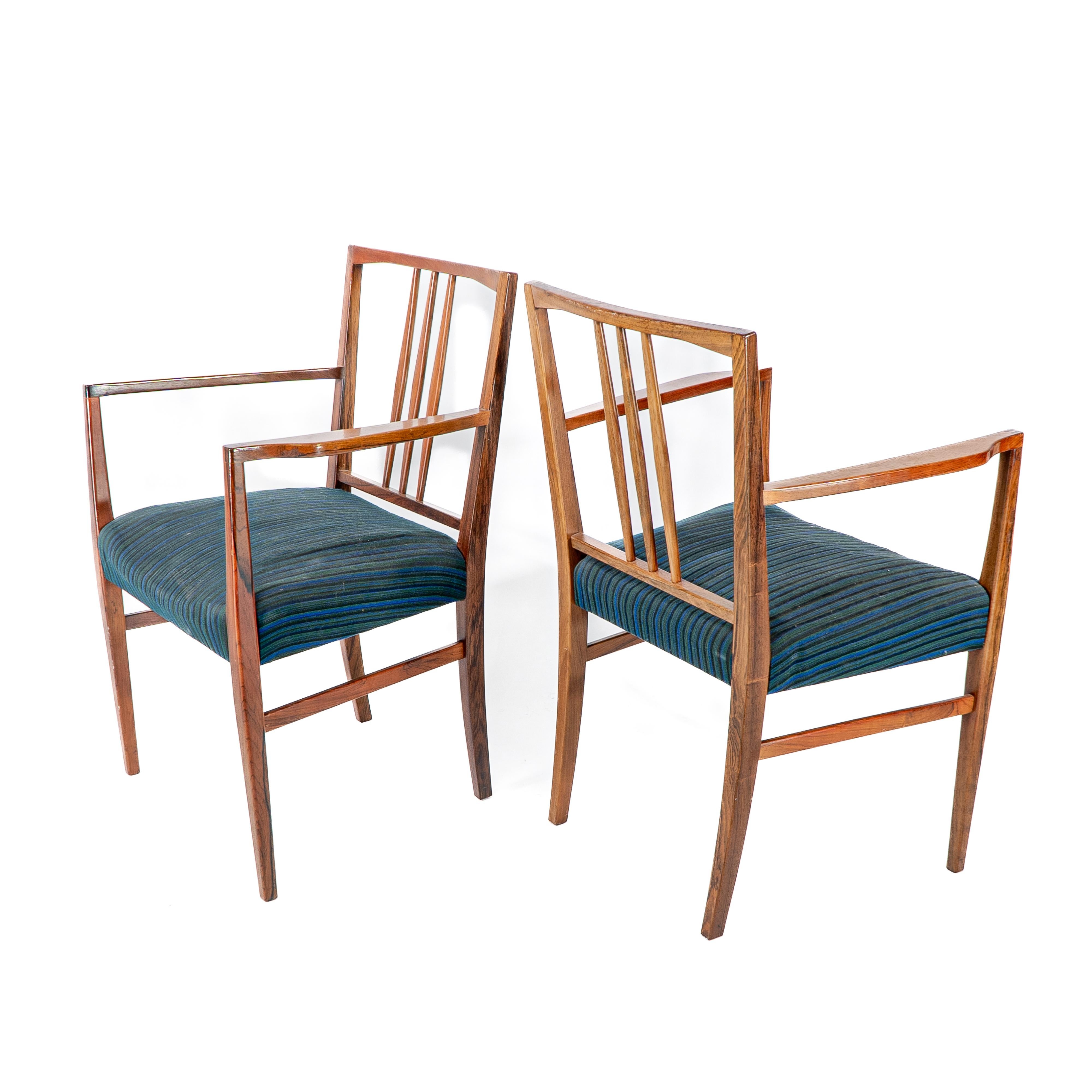 Gordon Russell. Designer WH Russell a Rosewood & Mahogany 'Burford' Dining Suite en vente 4