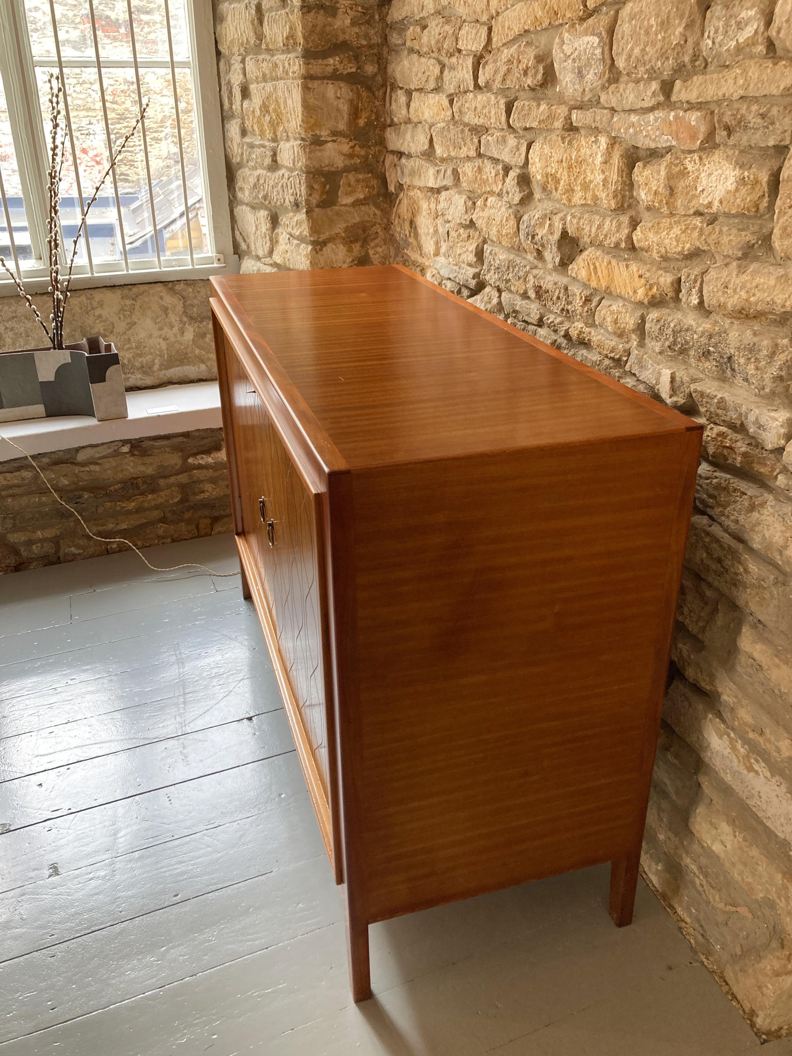 British Gordon Russell Ltd of Broadway, 'Double Helix' Sideboard, Designed 1951