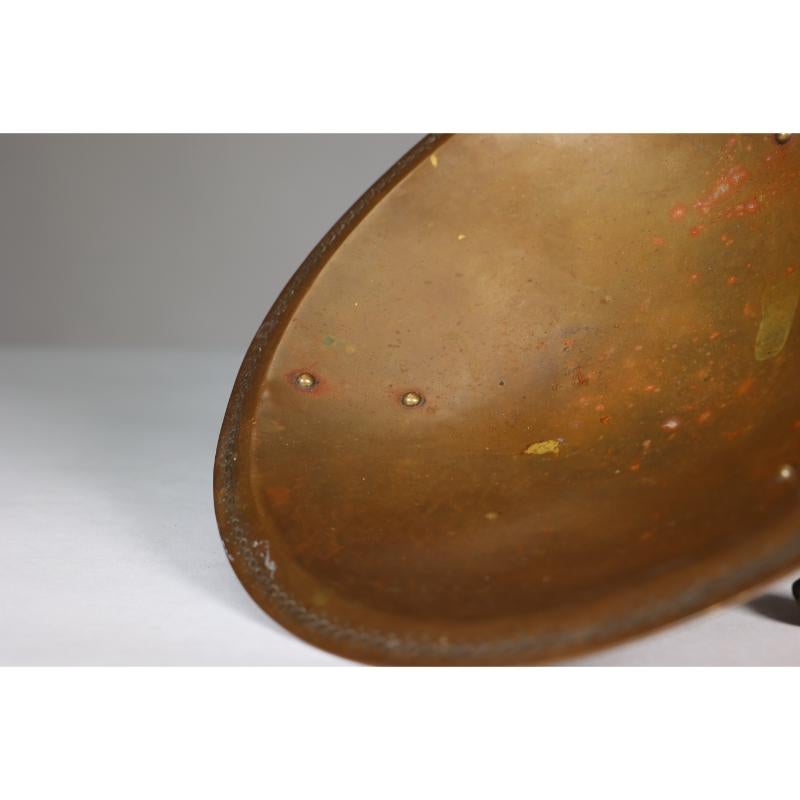 Gordon Russell Lygon Works An Arts & Crafts Cotswold School patinated brass bowl For Sale 8