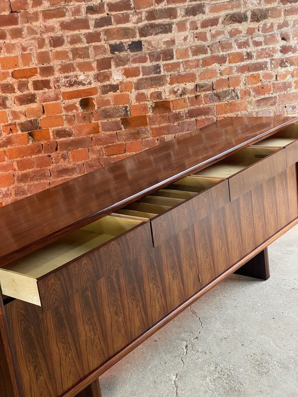 Gordon Russell Marwood Rosewood Sideboard by Martin Hall, 1973 5