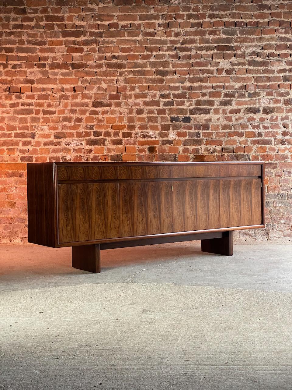 Gordon Russell Marwood Rosewood Sideboard by Martin Hall, 1973 7