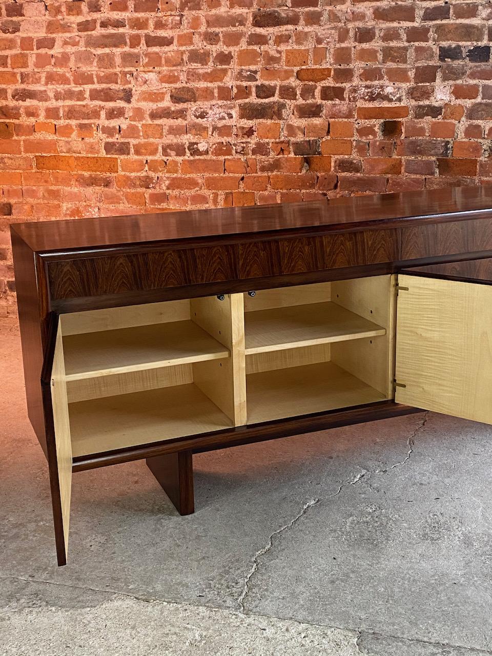 Gordon Russell Marwood Rosewood Sideboard by Martin Hall, 1973 1