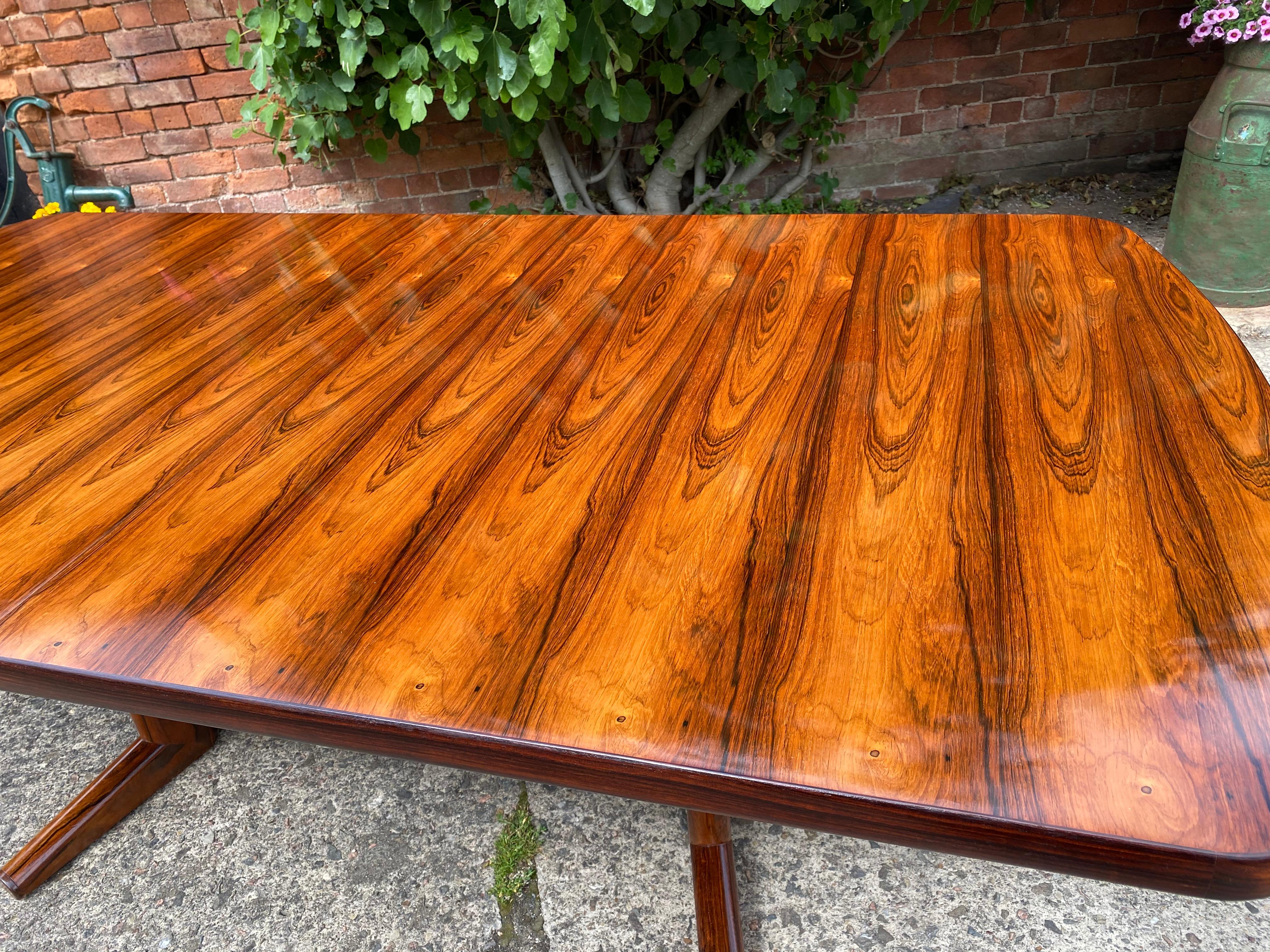 Gordon Russell Rio Rosewood Dining Table by Martin Hall Marwood Range, 1970 4