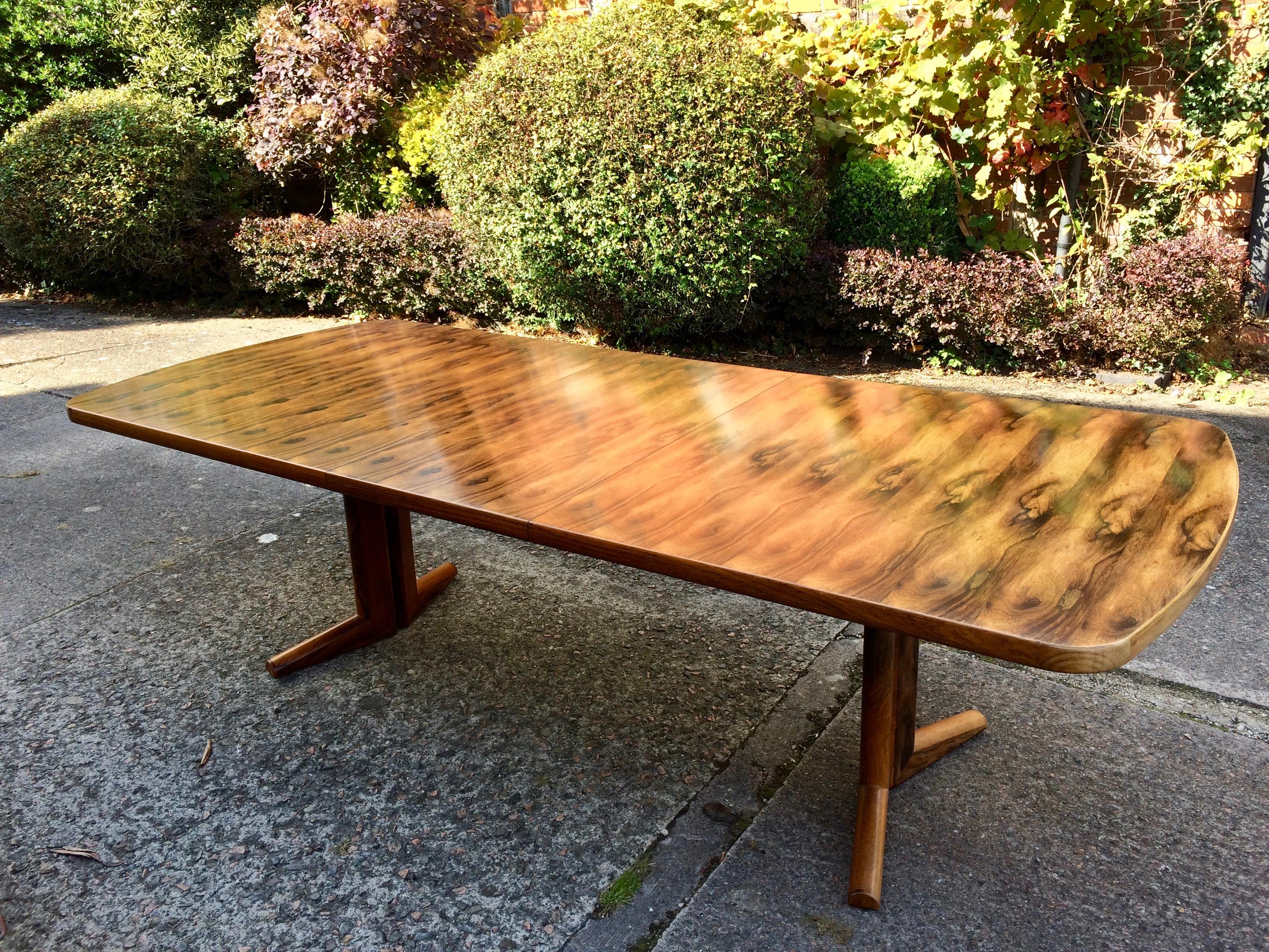 Late 20th Century Gordon Russell Rosewood Dining Table Boardroom Martin Hall Marwood Range