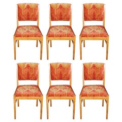 Gordon Russell set of six oak chairs, England circa 1949