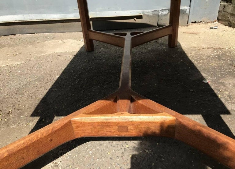 Gordon Russell, Arts and Crafts Cotswold School Oak Hayrake Stretcher ...