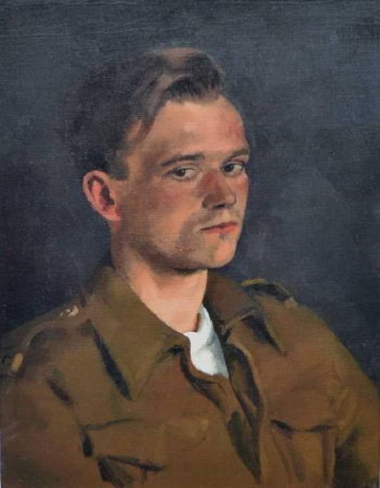 Gordon Scott Portrait Painting - Portrait of an NCC, 20th Century Oil 