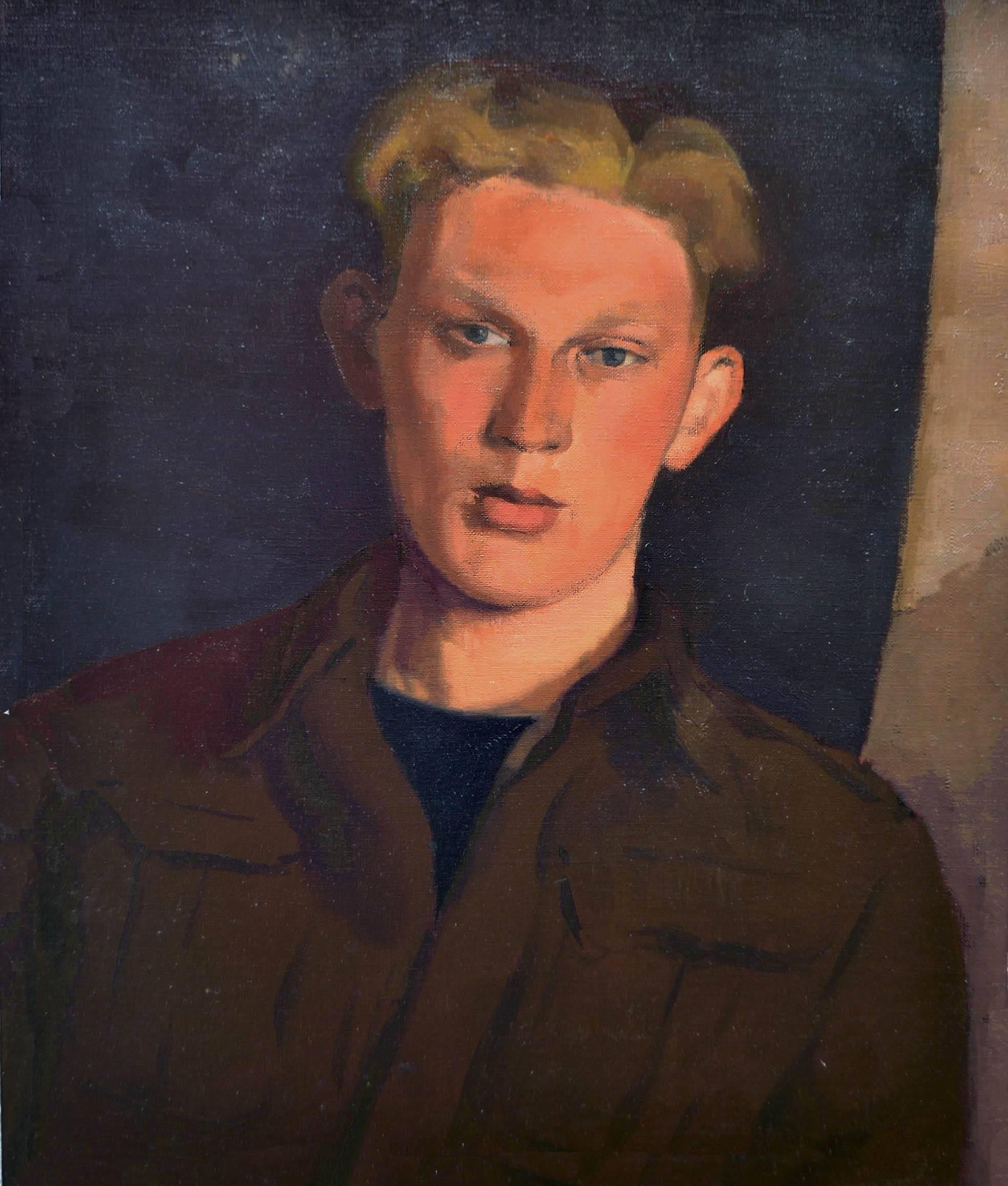 Gordon Scott Portrait Painting - Portrait of an NCC, 20th Century Oil