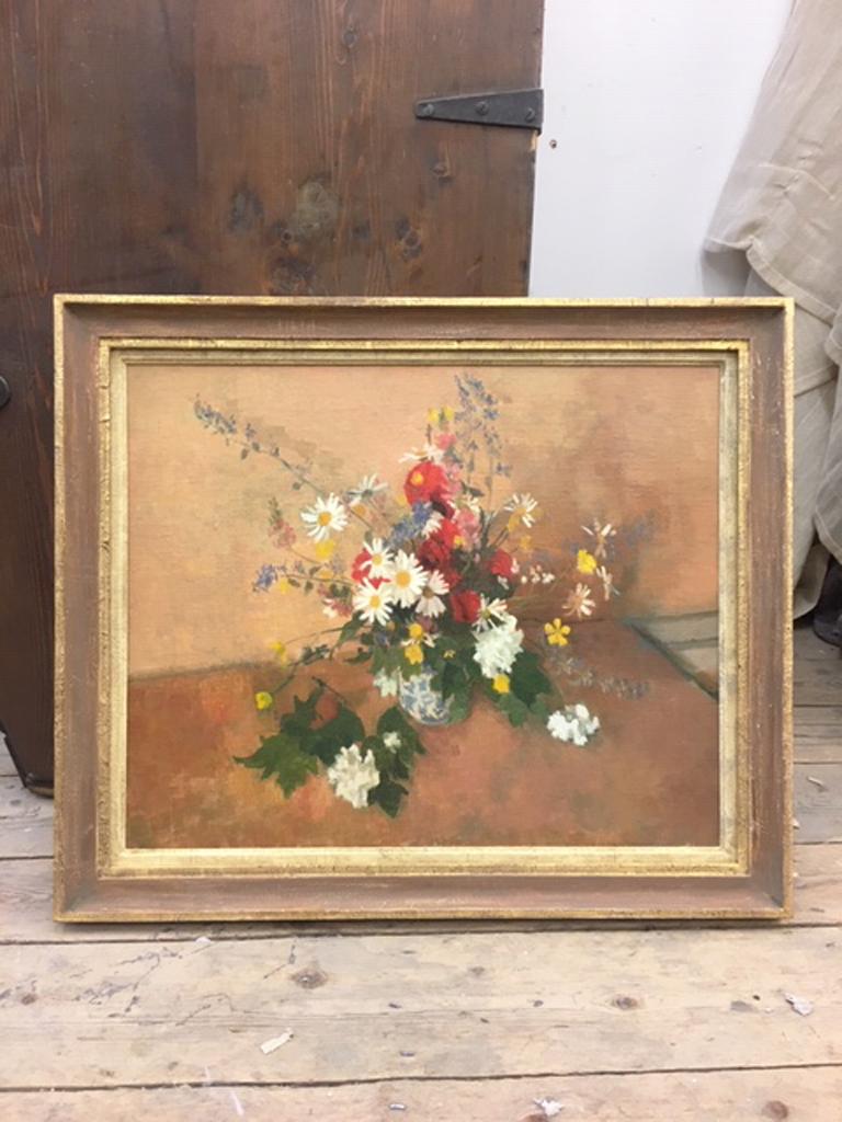 Sommerblumen des 20. Jahrhunderts Modern Britisch – Painting von Gordon Scott