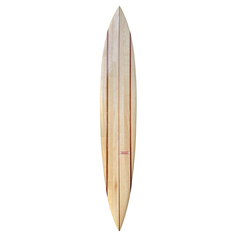 Gordon and Smith Balsawood Big Wave Surfboard by Mike Hynson For Sale