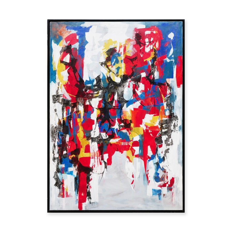 Gordon Wagner "Sky Festival" Modern Monumental Primary Toned Abstract