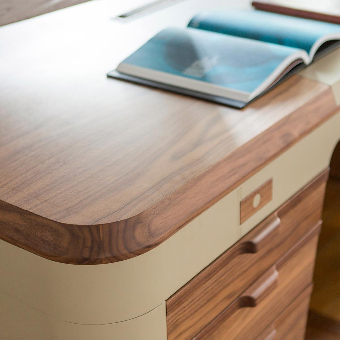 Gordon Walnut Desk For Sale 6