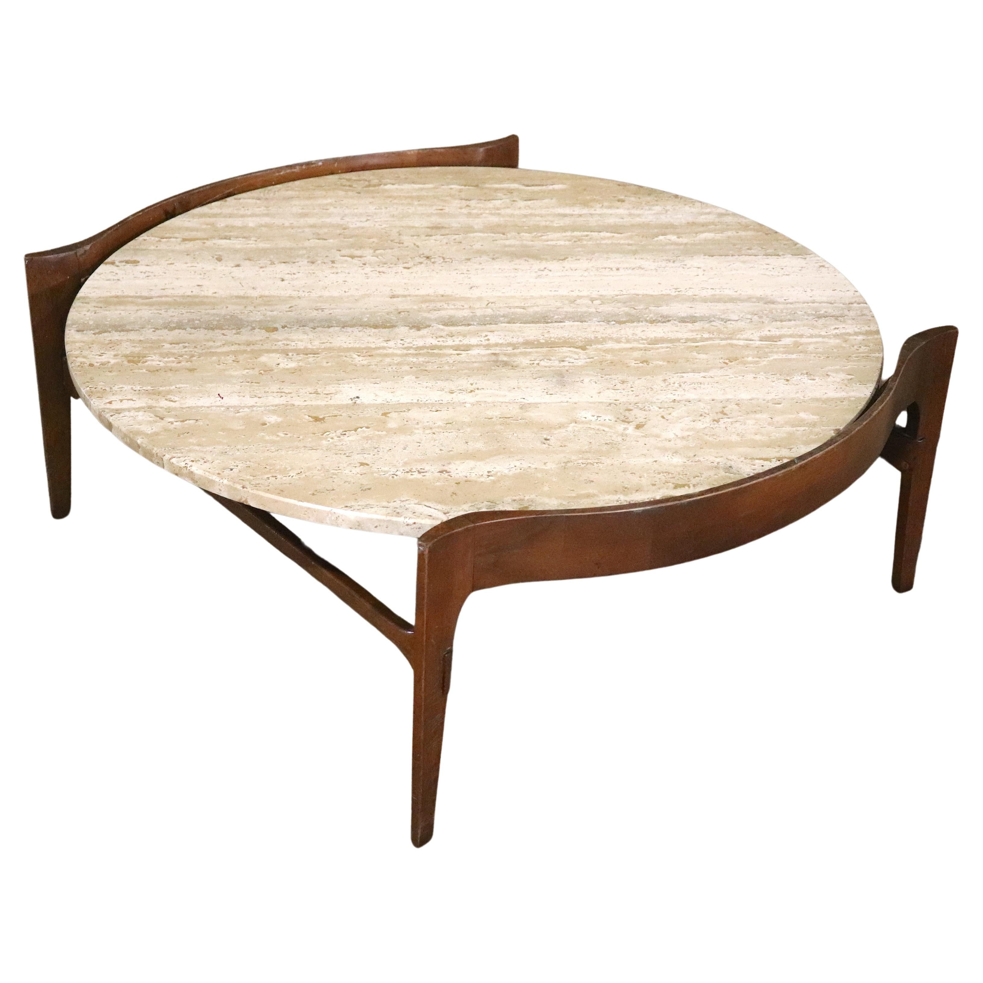 Gordon’s Furniture Round Coffee Table For Sale