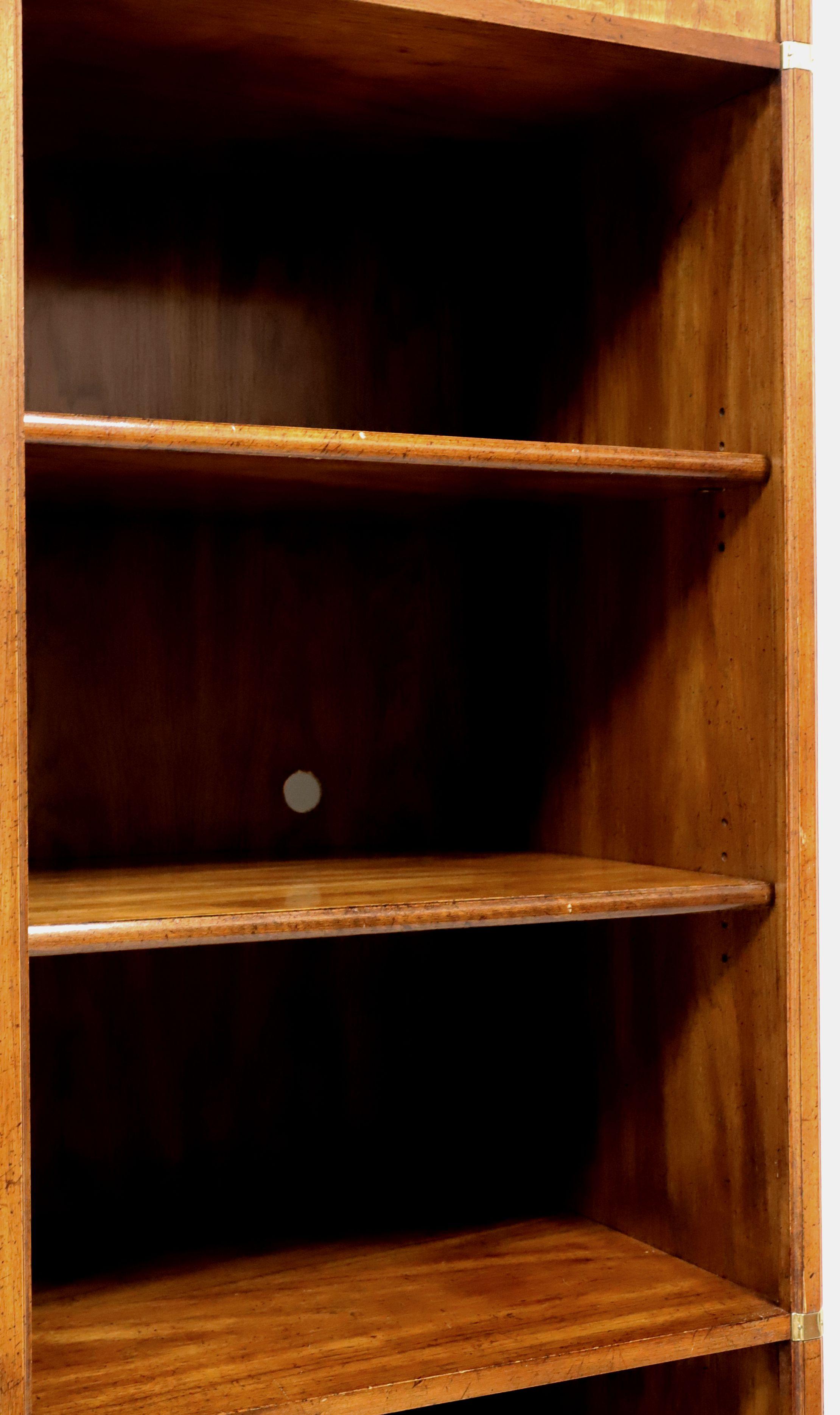 GORDON'S Late 20th Century Campaign Style Shelving Unit - B For Sale 1