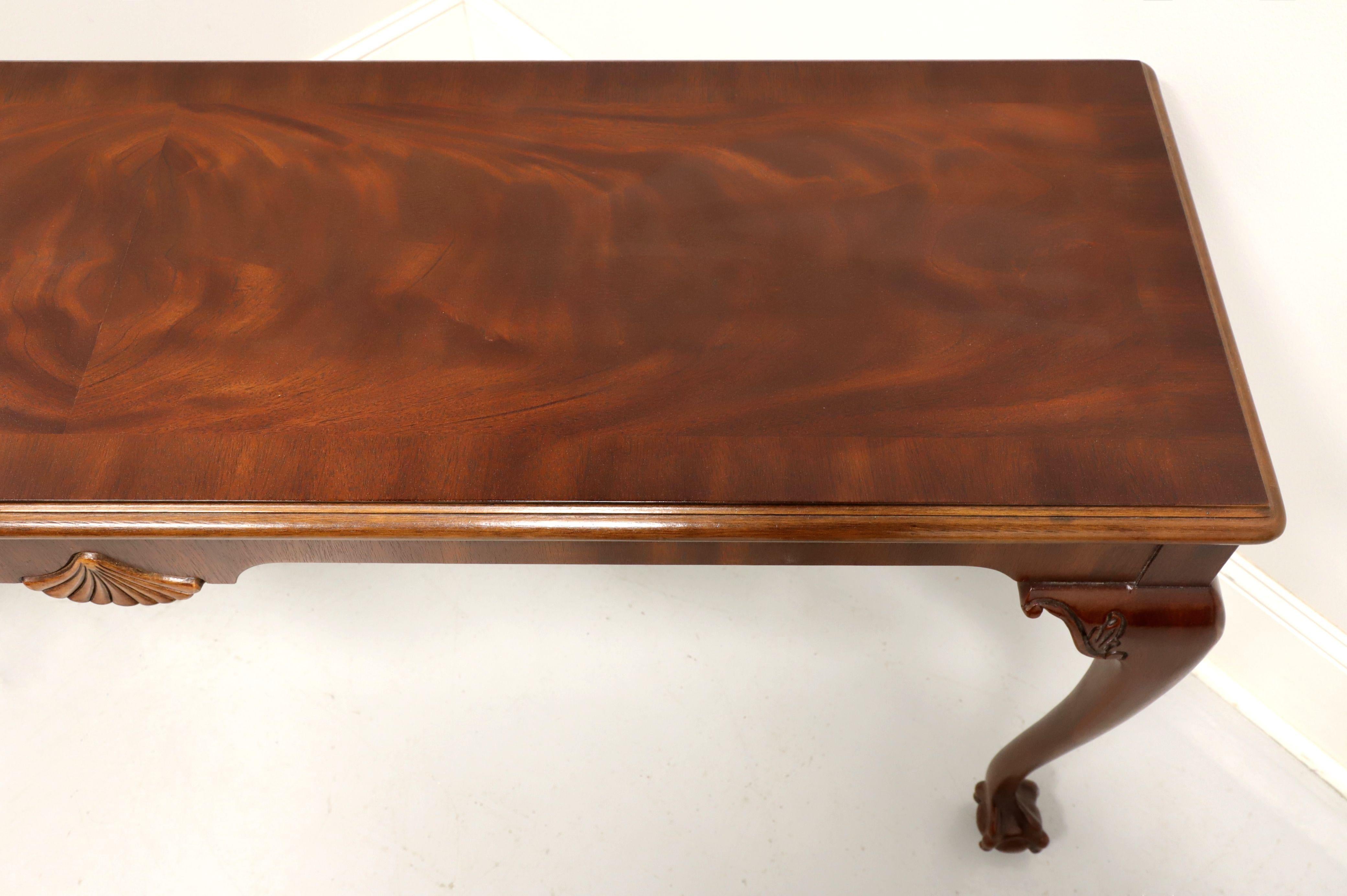 GORDON'S Late 20th Century Flame Mahogany Chippendale Console Sofa Table 1
