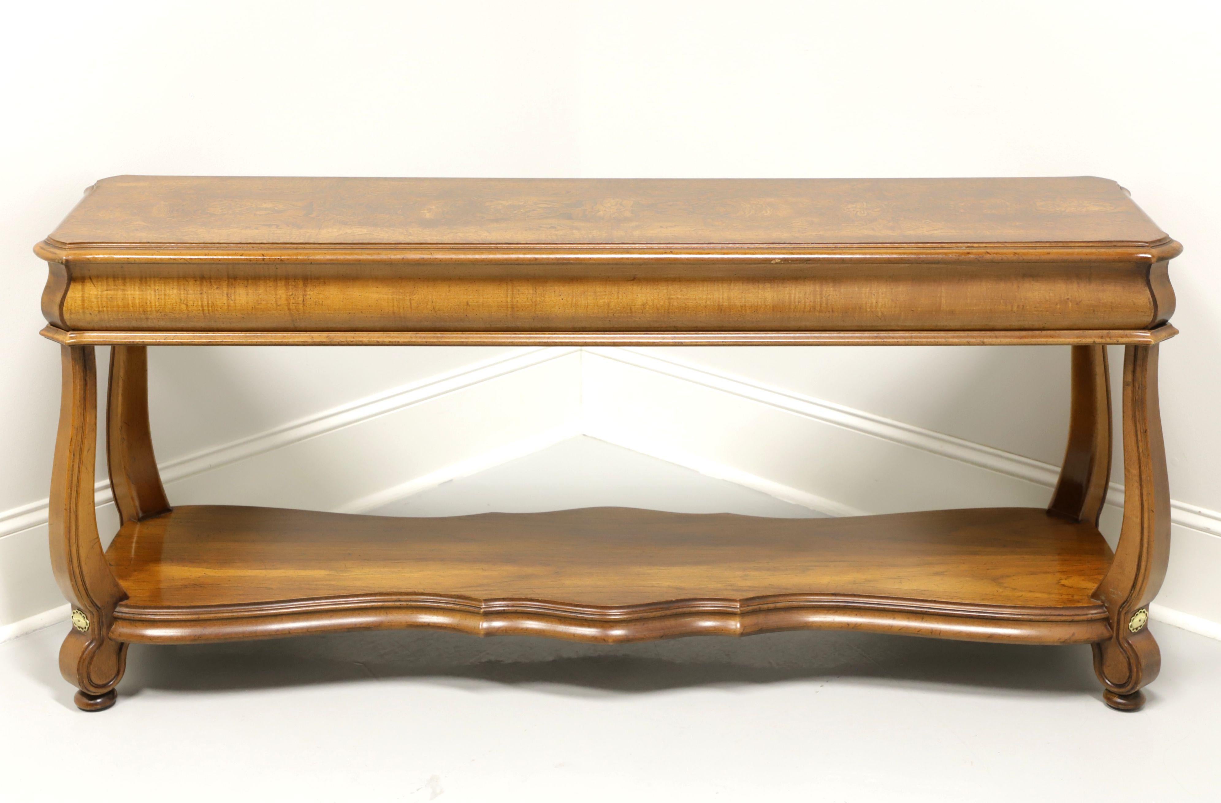 Other GORDON’S Late 20th Century Oak Transitional Console Sofa Table For Sale