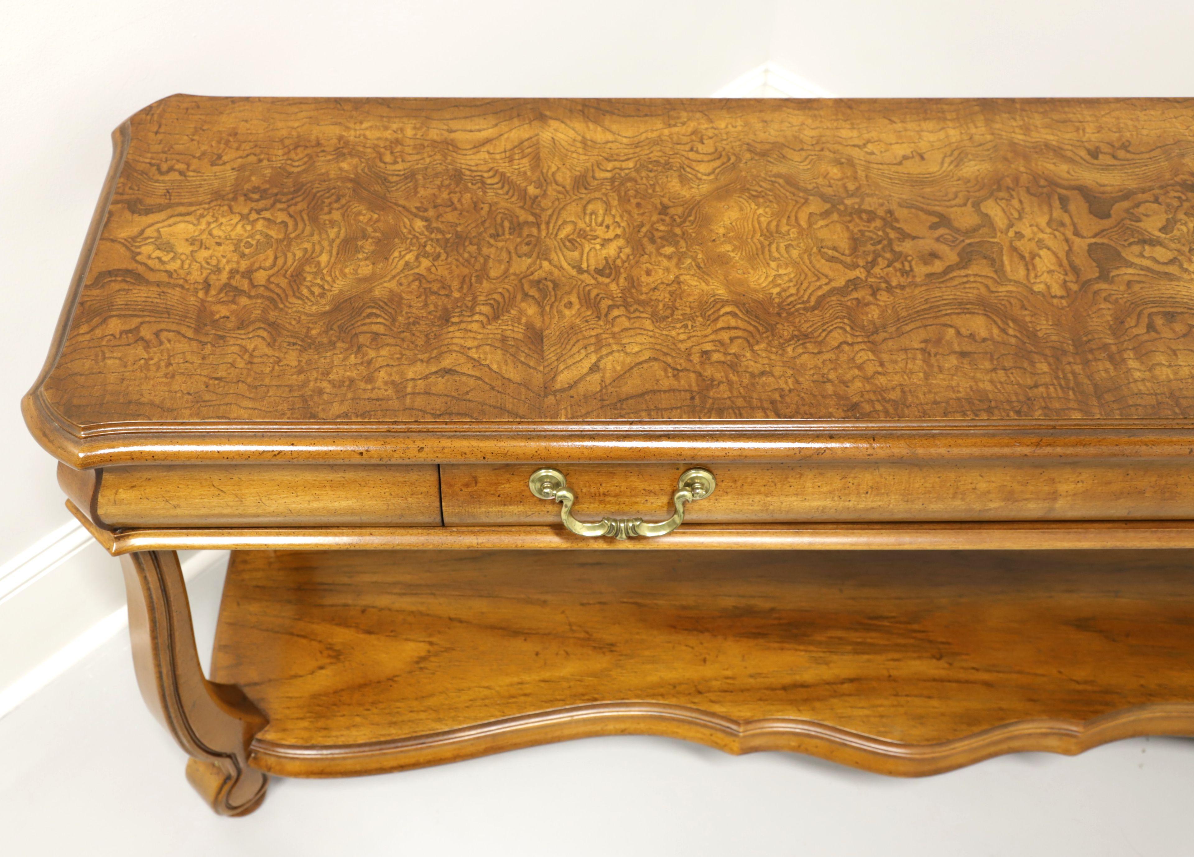 American GORDON’S Late 20th Century Oak Transitional Console Sofa Table For Sale