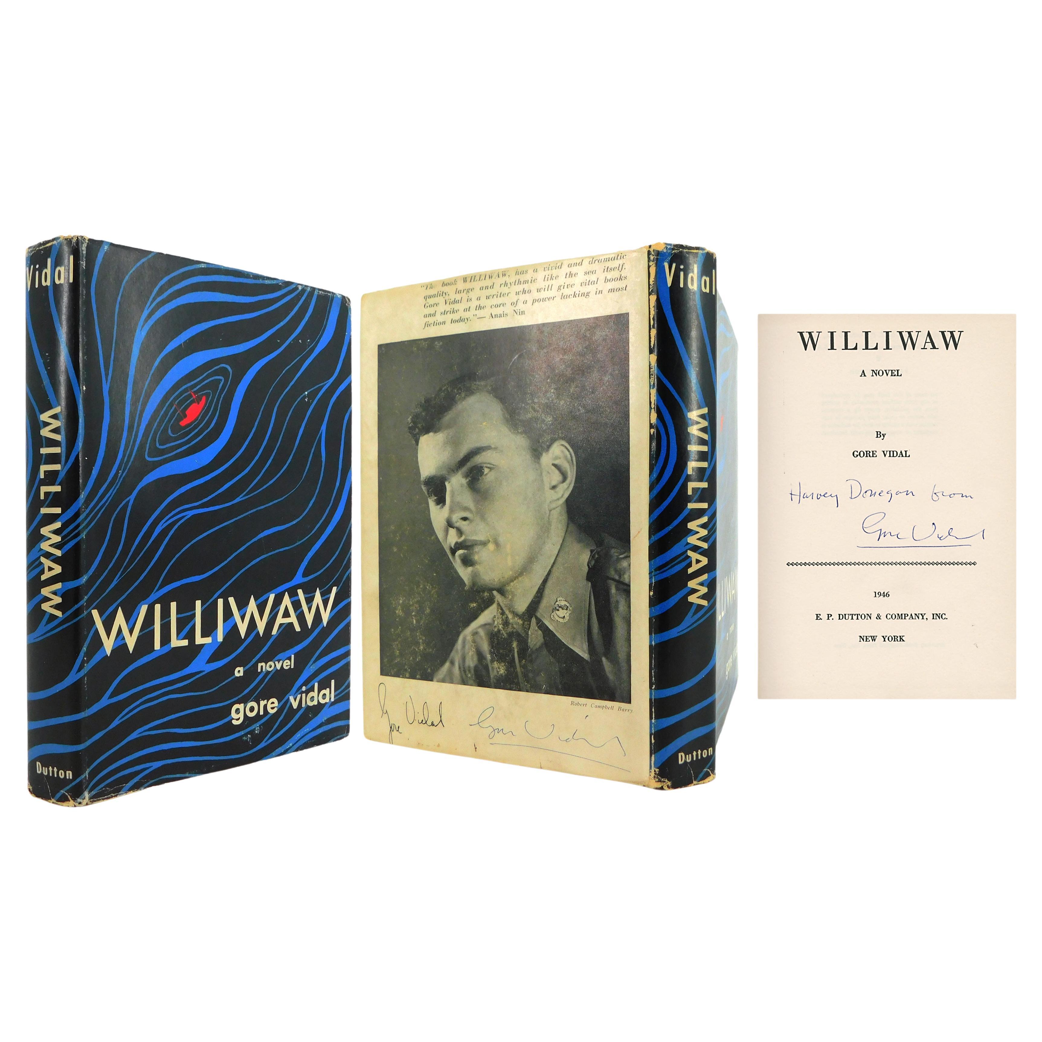 Gore Vidal's First Novel "WILLIWAW", Signed First Edition