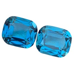 Goregous Loose London Blue Topaz Matching Pairs for Earrings Jewelry Making