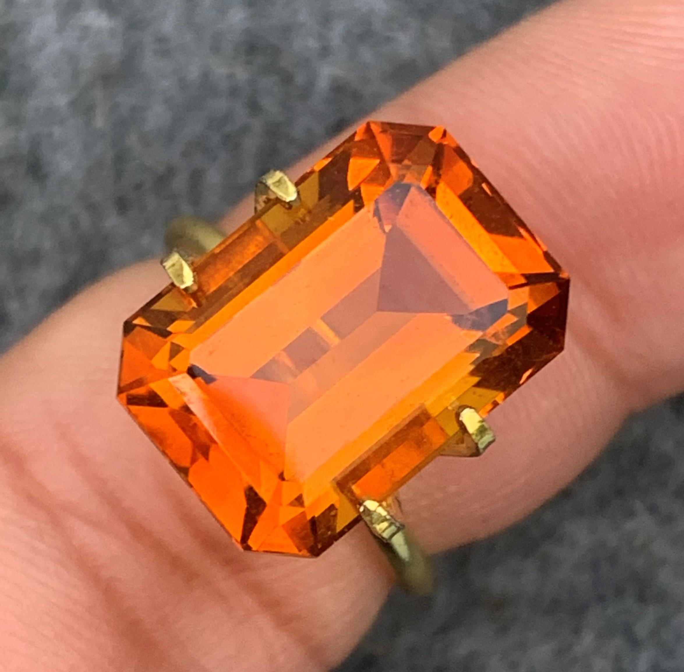 Citrino mandarino sfaccettato
Peso: 10,35 carati
Dimensioni: 15.2x10.7x8.9 Mm
Origine: Madagascar
Colore: arancione
Forma: Smeraldo
Certificato: Su richiesta
.
Si dice che il citrino sia la vitamina C dell'anima perché risuona di gioia e positività.