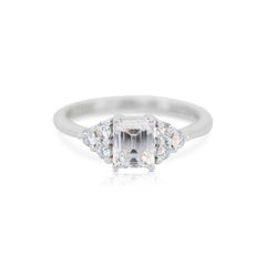 Gorgeous 1.35ct Double Excellent Ideal Cut Diamonds 7-Stone Ring