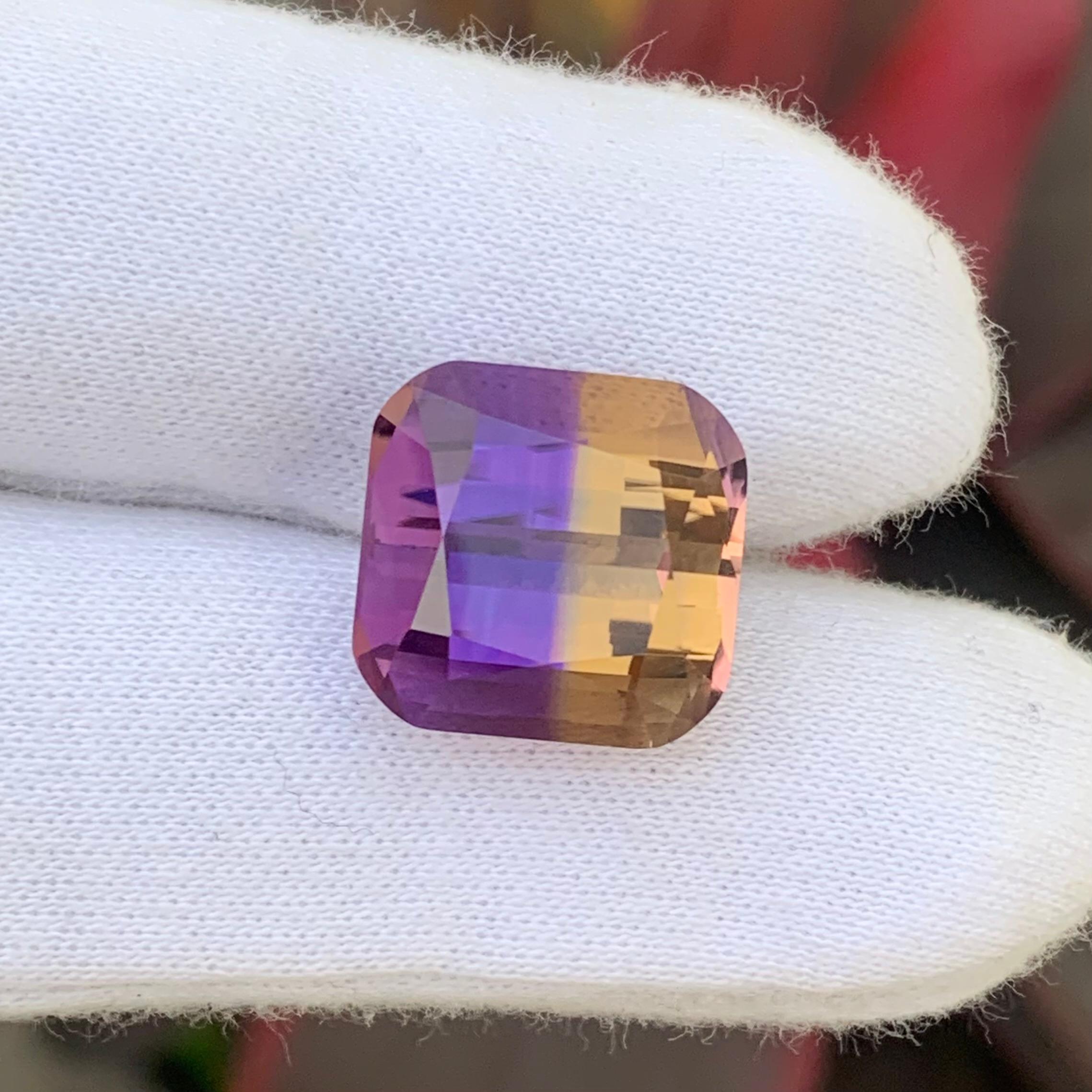 Gorgeous 14.25 Carat Loose Ametrine from Bolivia For Sale 4