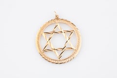 Gorgeous 14k Rose Gold Star of David Pendant Charm Great Gift!