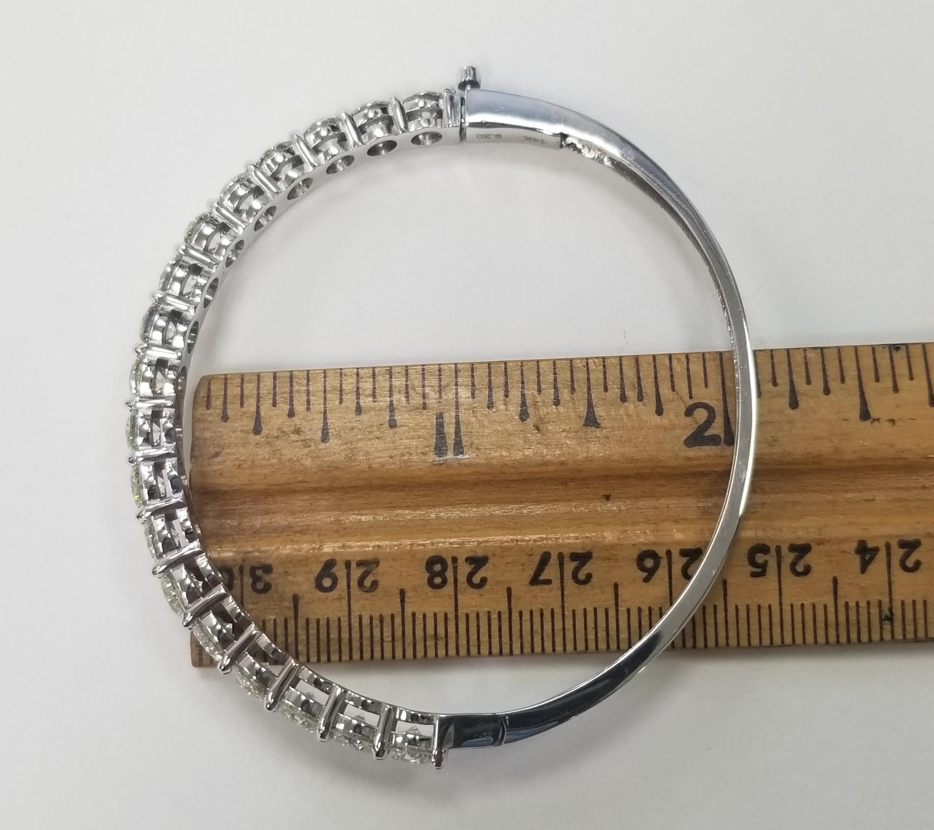 Taille ronde Magnifique bracelet 