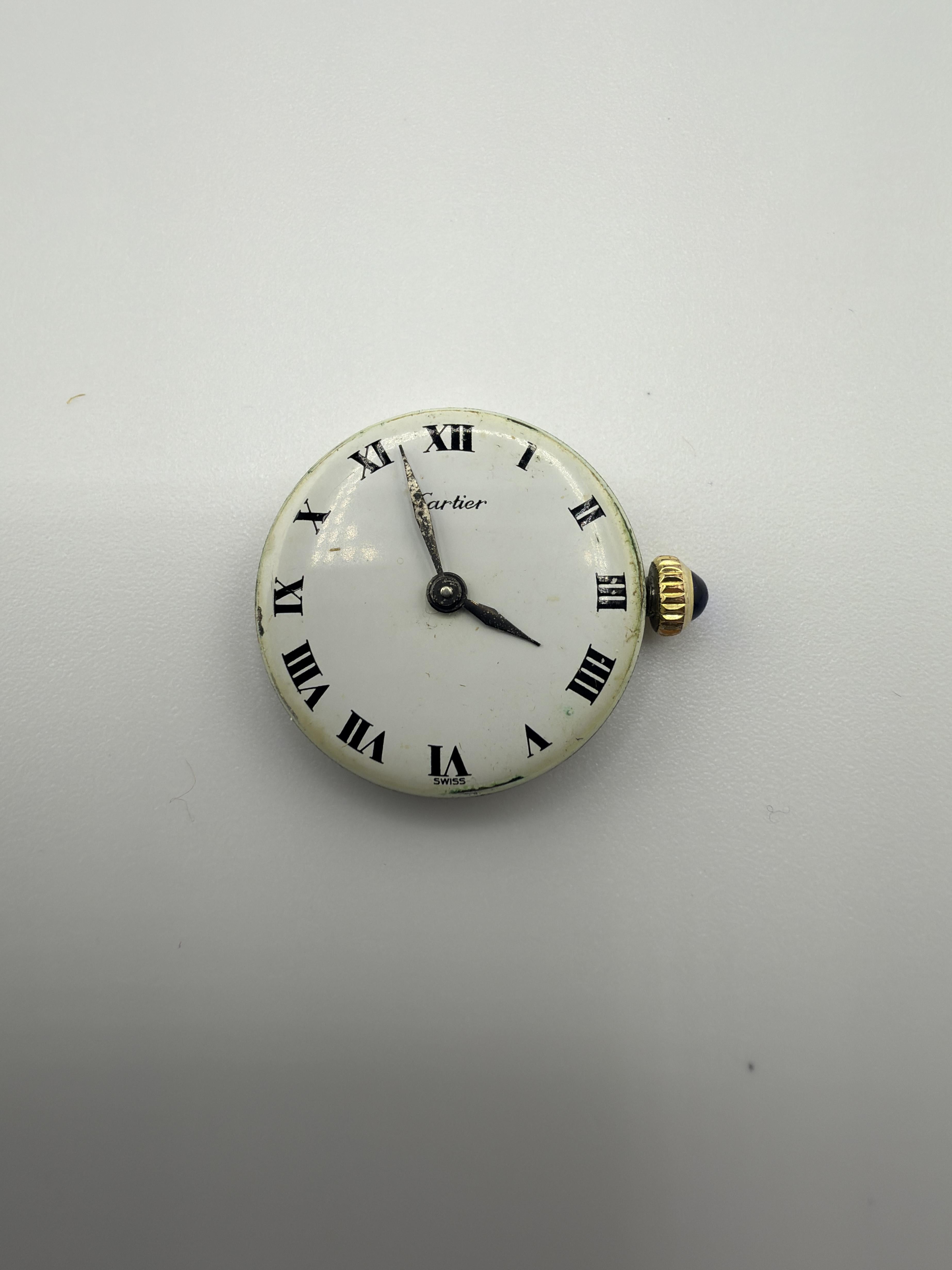 Gorgeous 14K Yellow Gold Cartier For Concord Manual Winding For Sale 10