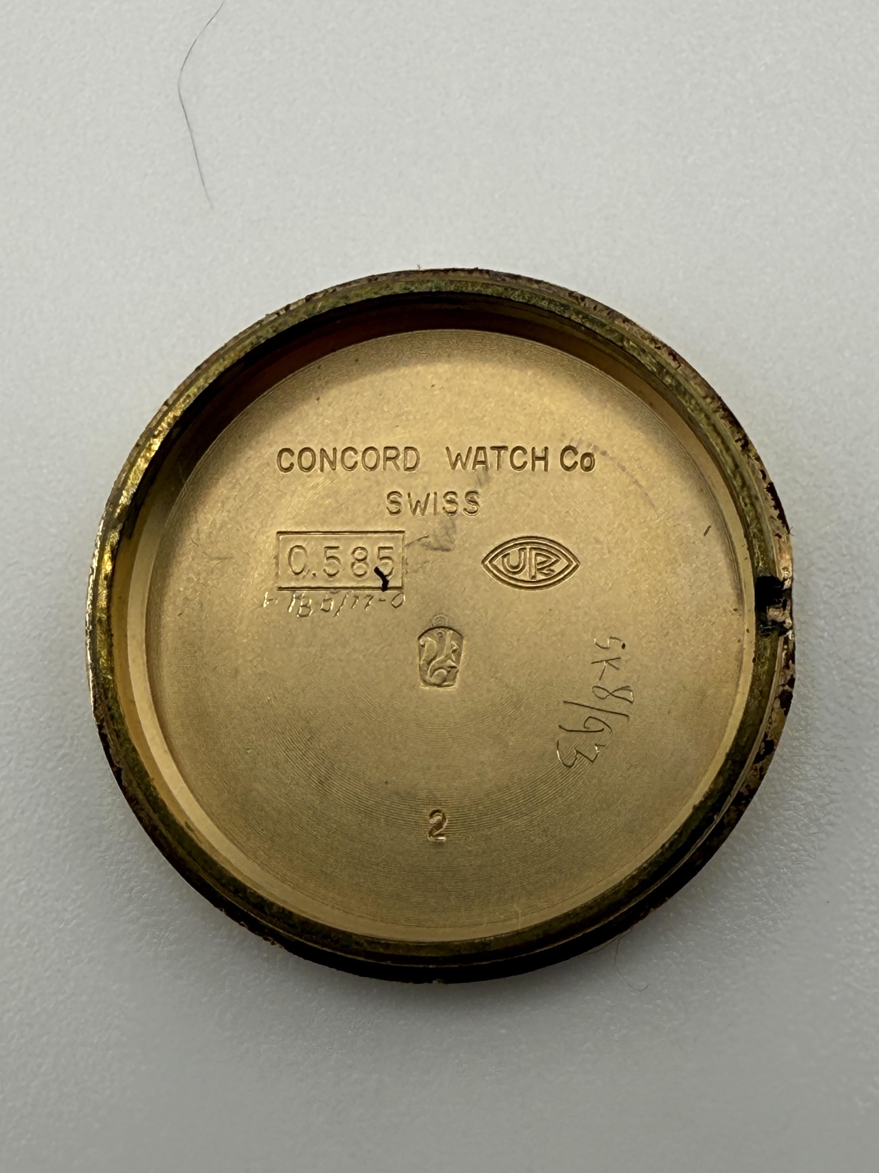 Gorgeous 14K Yellow Gold Cartier For Concord Manual Winding For Sale 11