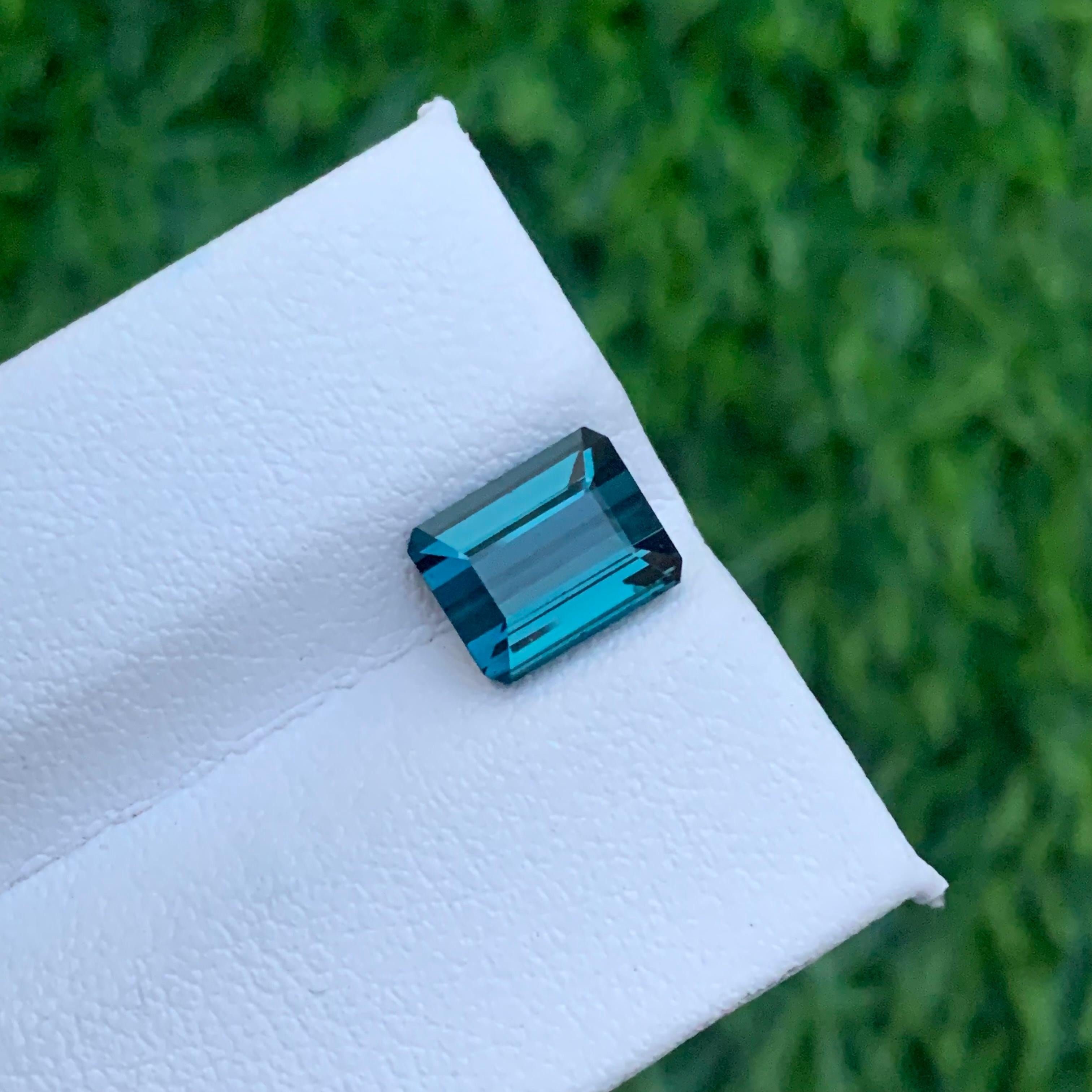 Gorgeous Loose Indicolite Tourmaline
Weight: 1.50 Carats
Dimension: 7.1x5.6x3.9 Mm
Origin; Kunar Afghanistan Mine
Color: Blue
Shape: Emerald
Treatment: Non
Certificate: On Demand
Indicolite tourmalines (tourmalines with blue in them) are rare.