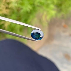 Gorgeous 1.58 Carat Loose Natural Blue Sapphire Gem Oval Shape for Ring Jewelry