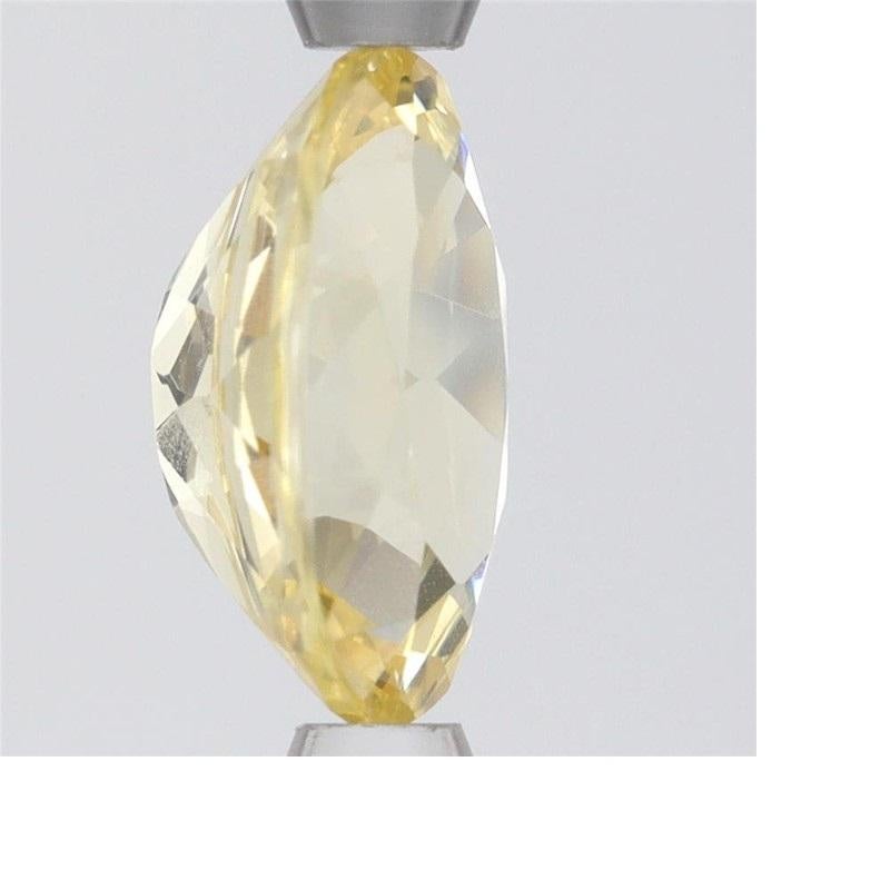 Gorgeous 1.59ct Oval Natural Yellow Sapphire AGL Certified  For Sale 12